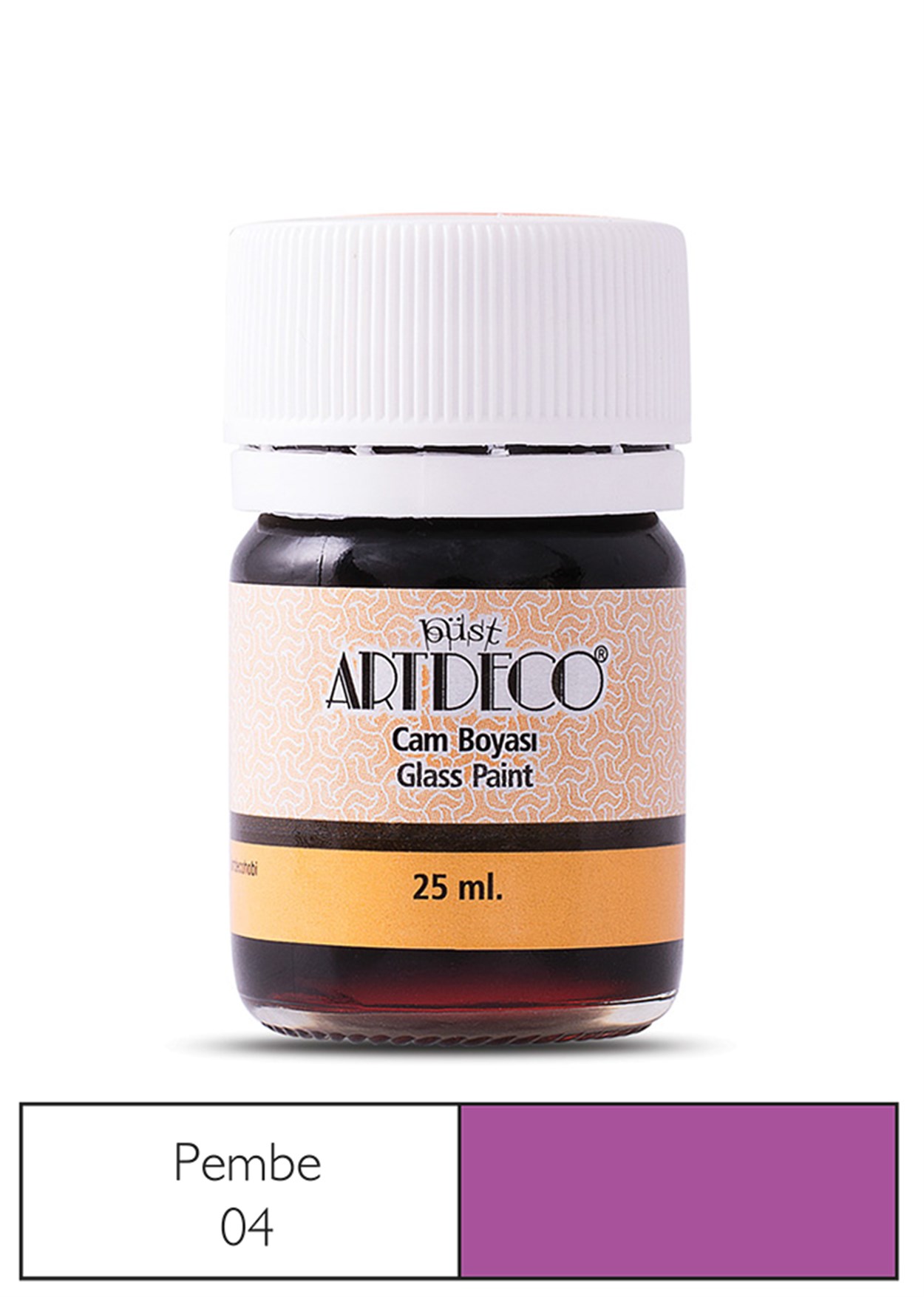 Artdeco Cam Boyası 25ml Pembe 04