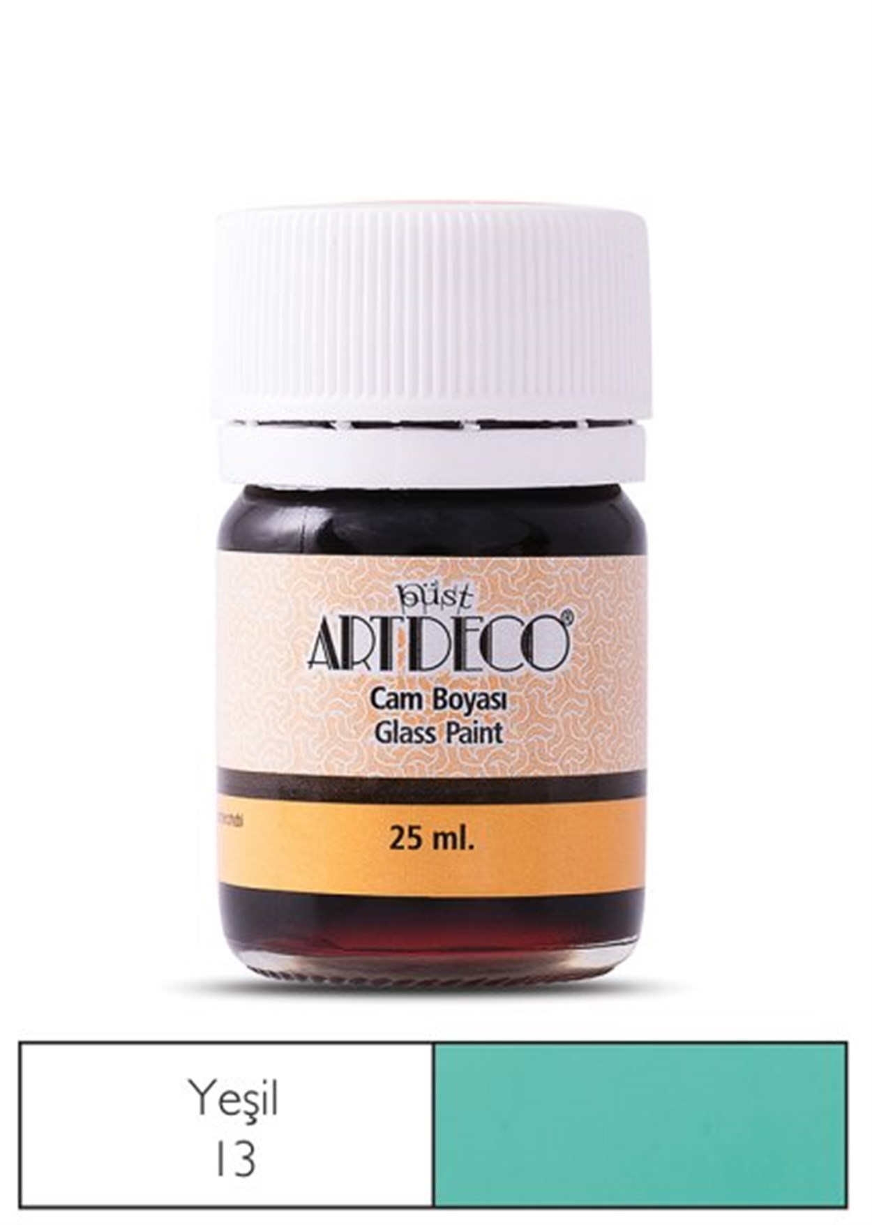 Artdeco Cam Boyası 25ml Yeşil 13