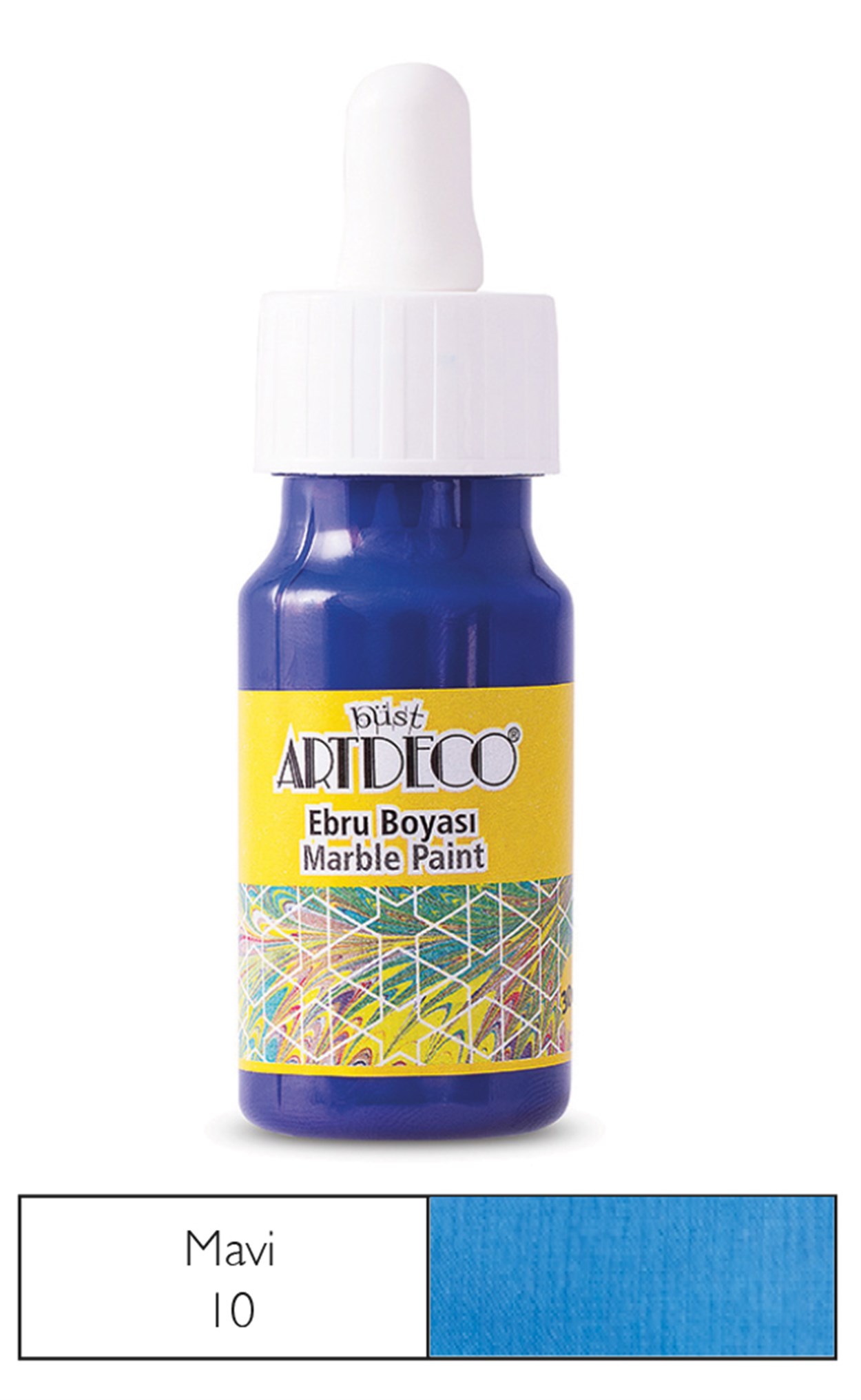 Artdeco Ebru Boyası 30ml Mavi 10