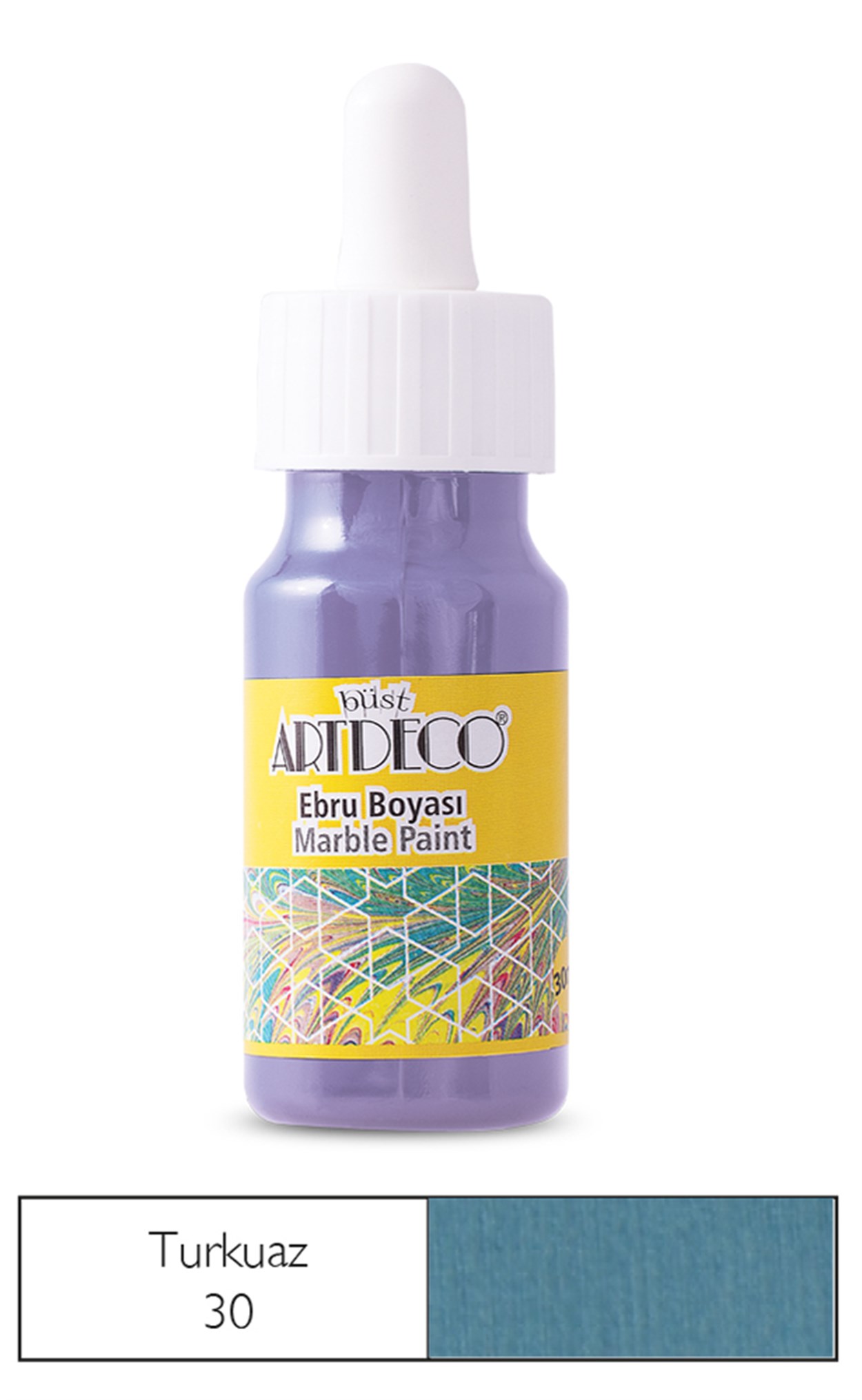 Artdeco Ebru Boyası 30ml Turkuaz 30
