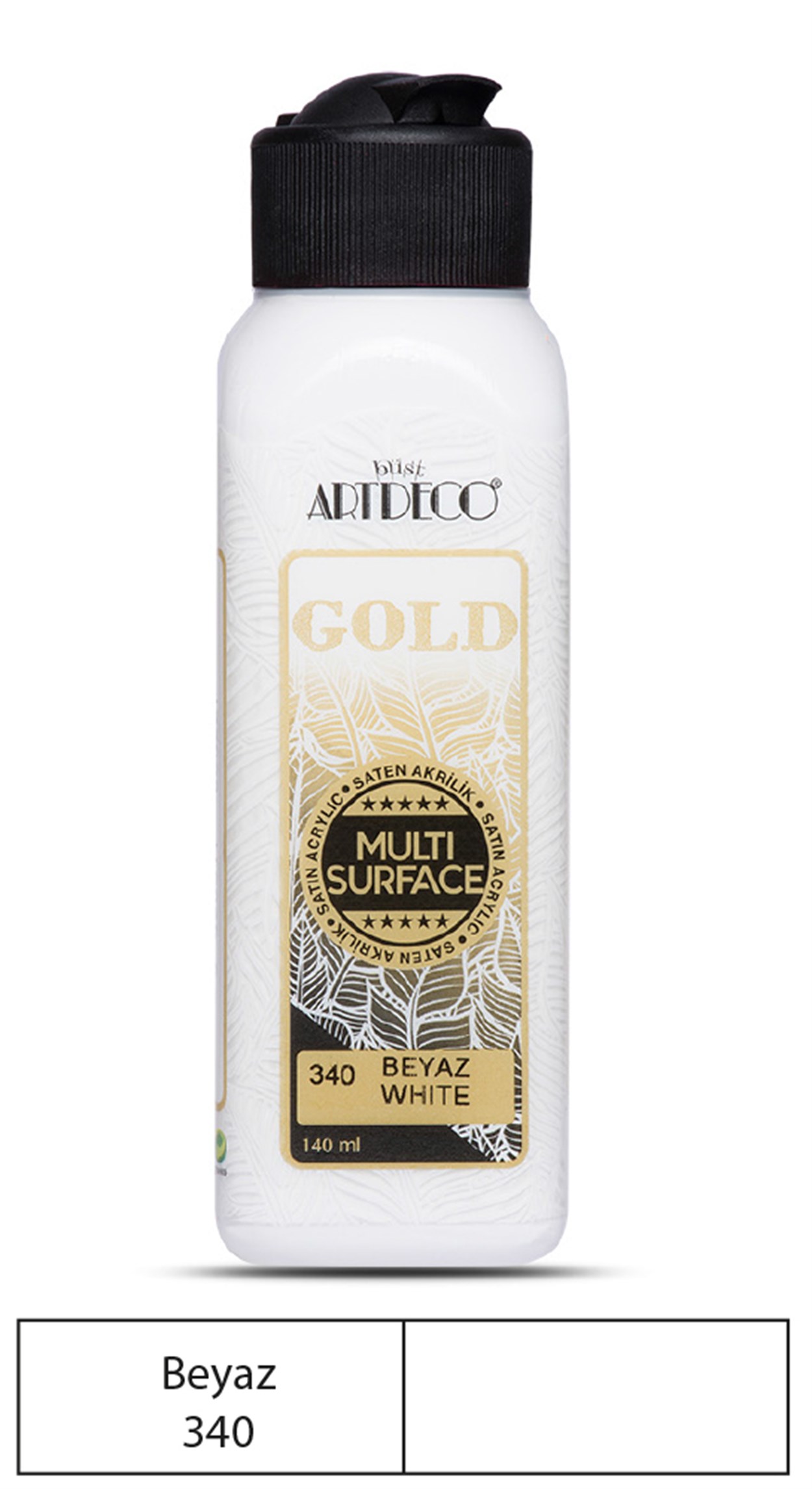 Artdeco Gold Akrilik Boya 140ml Beyaz 340