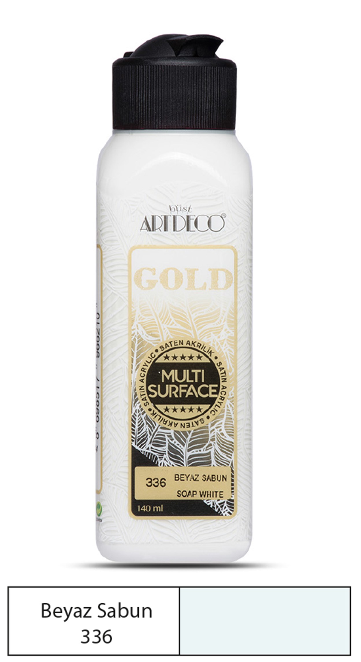 Artdeco Gold Akrilik Boya 140ml Beyaz Sabun 336