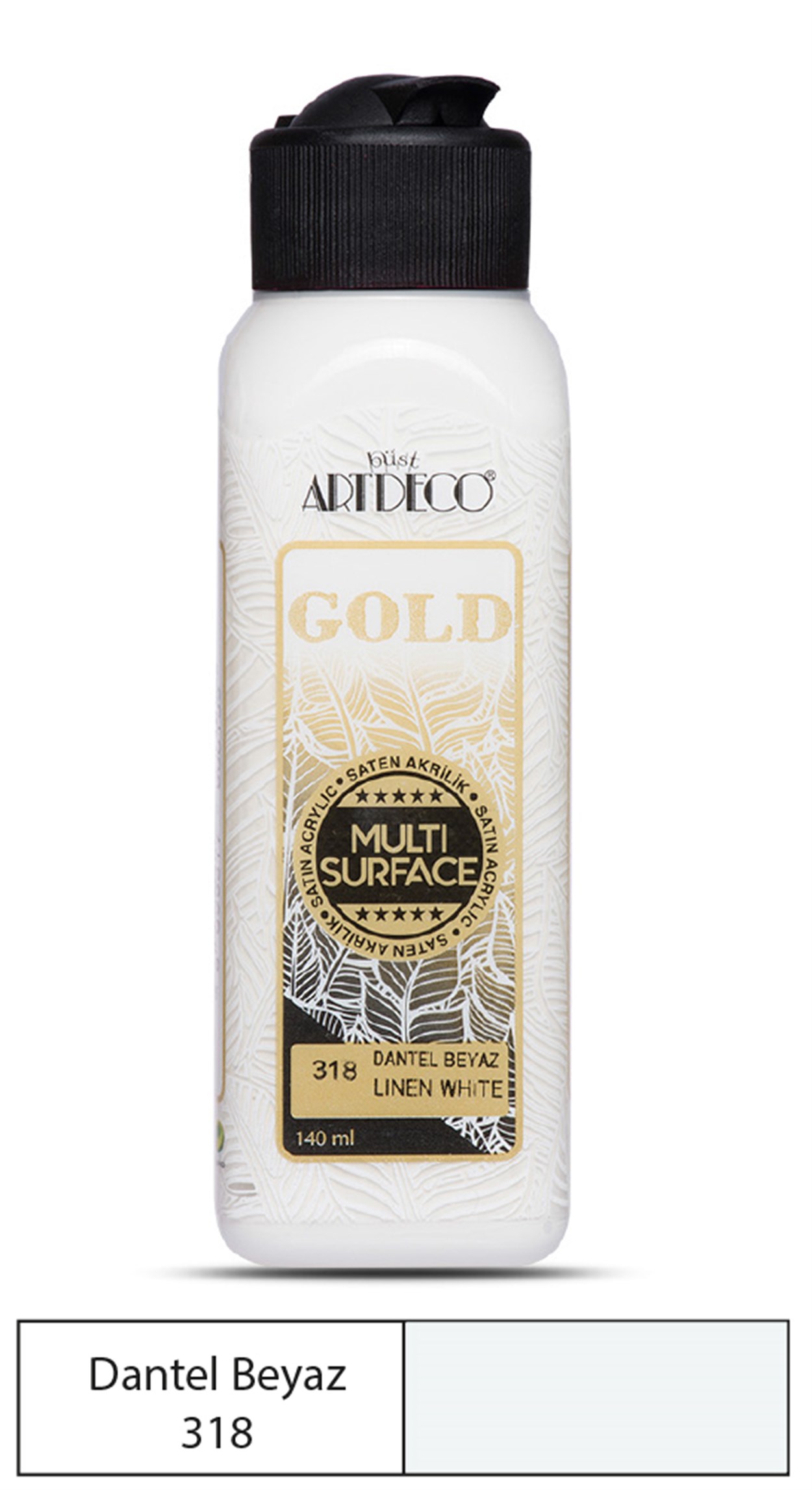 Artdeco Gold Akrilik Boya 140ml Dantel Beyaz 318