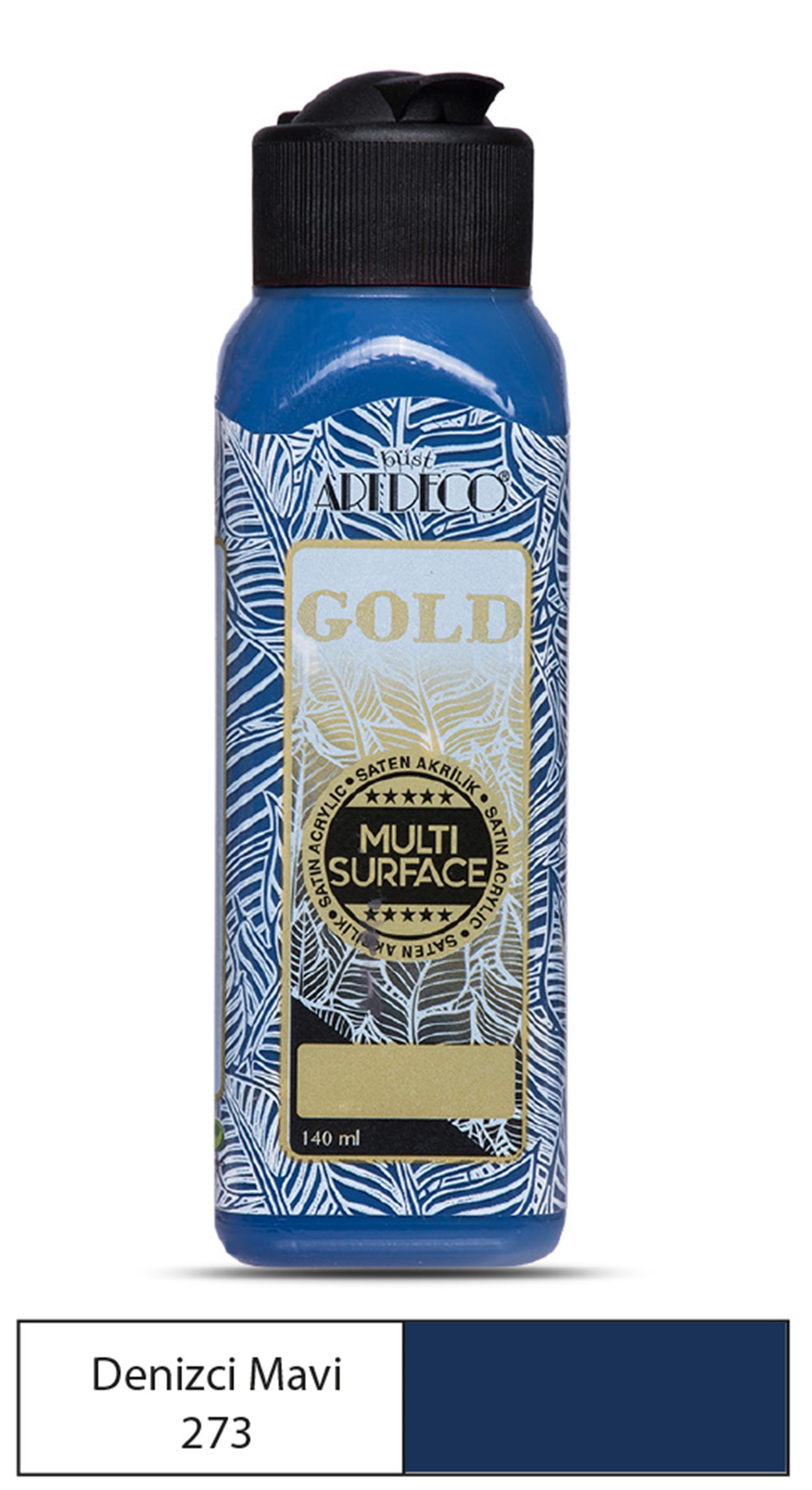 Artdeco Gold Akrilik Boya 140ml Denizci Mavi 273