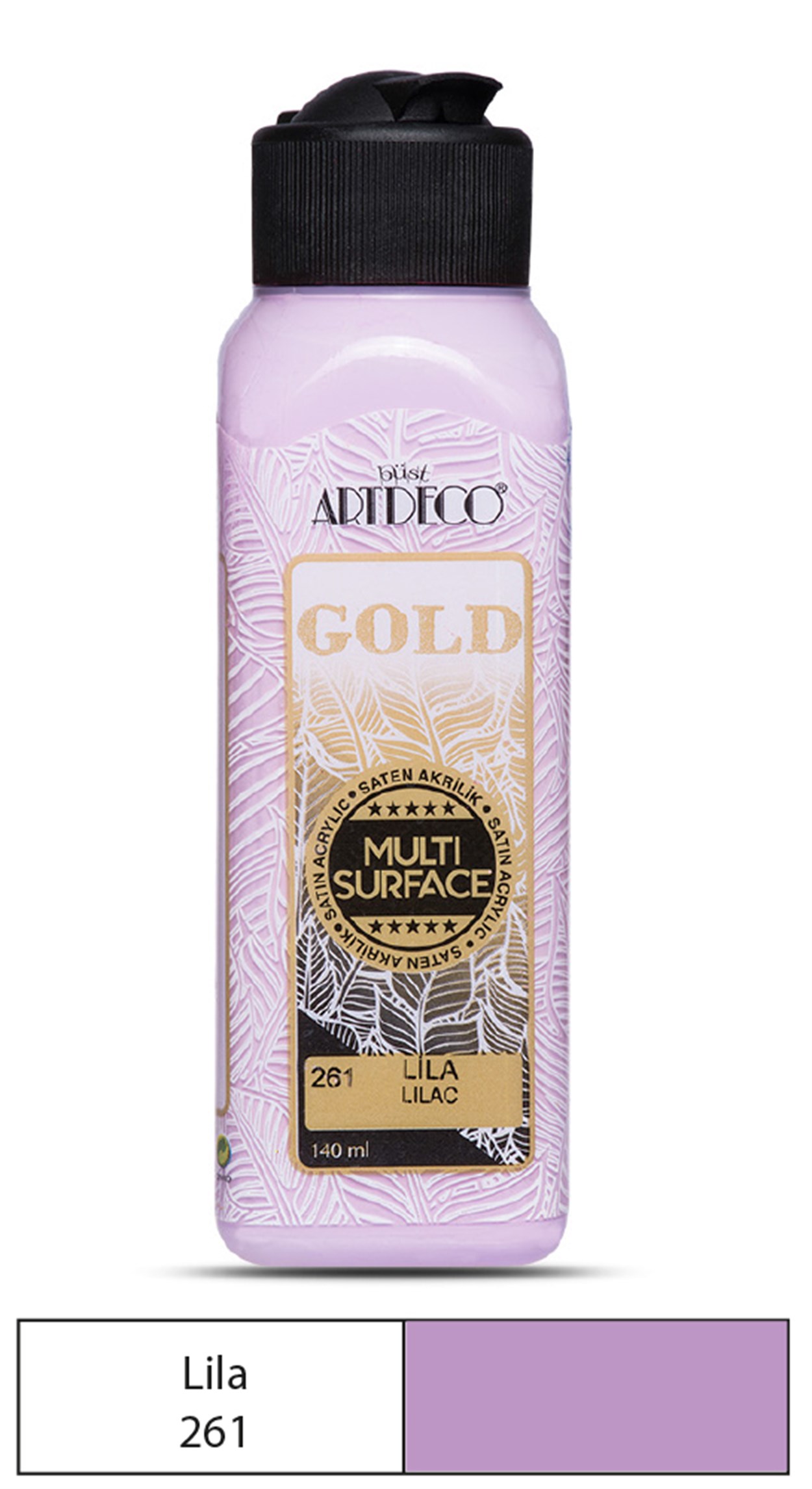 Artdeco Gold Akrilik Boya 140ml Lila 261