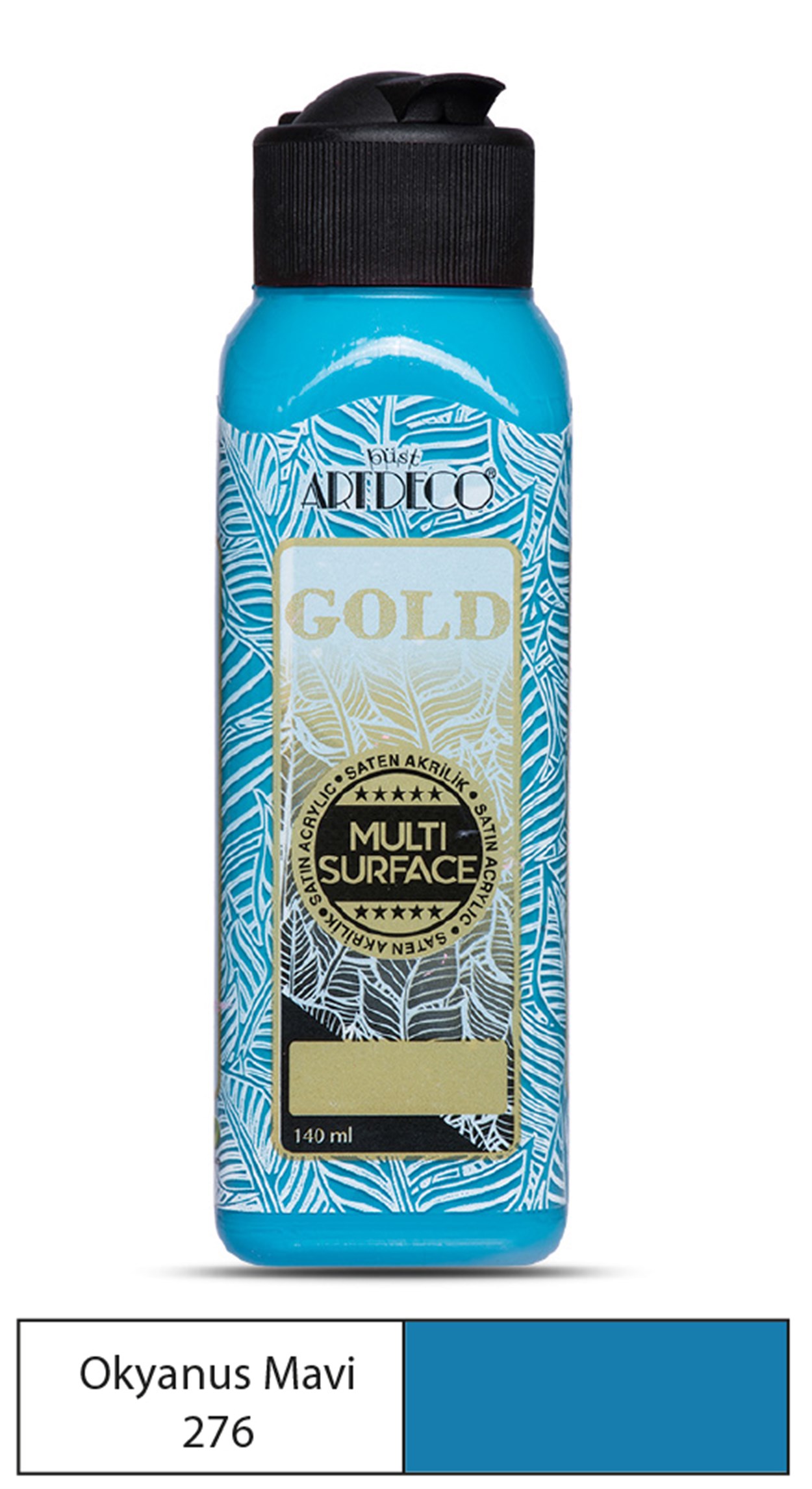 Artdeco Gold Akrilik Boya 140ml Okyanus Mavi 276
