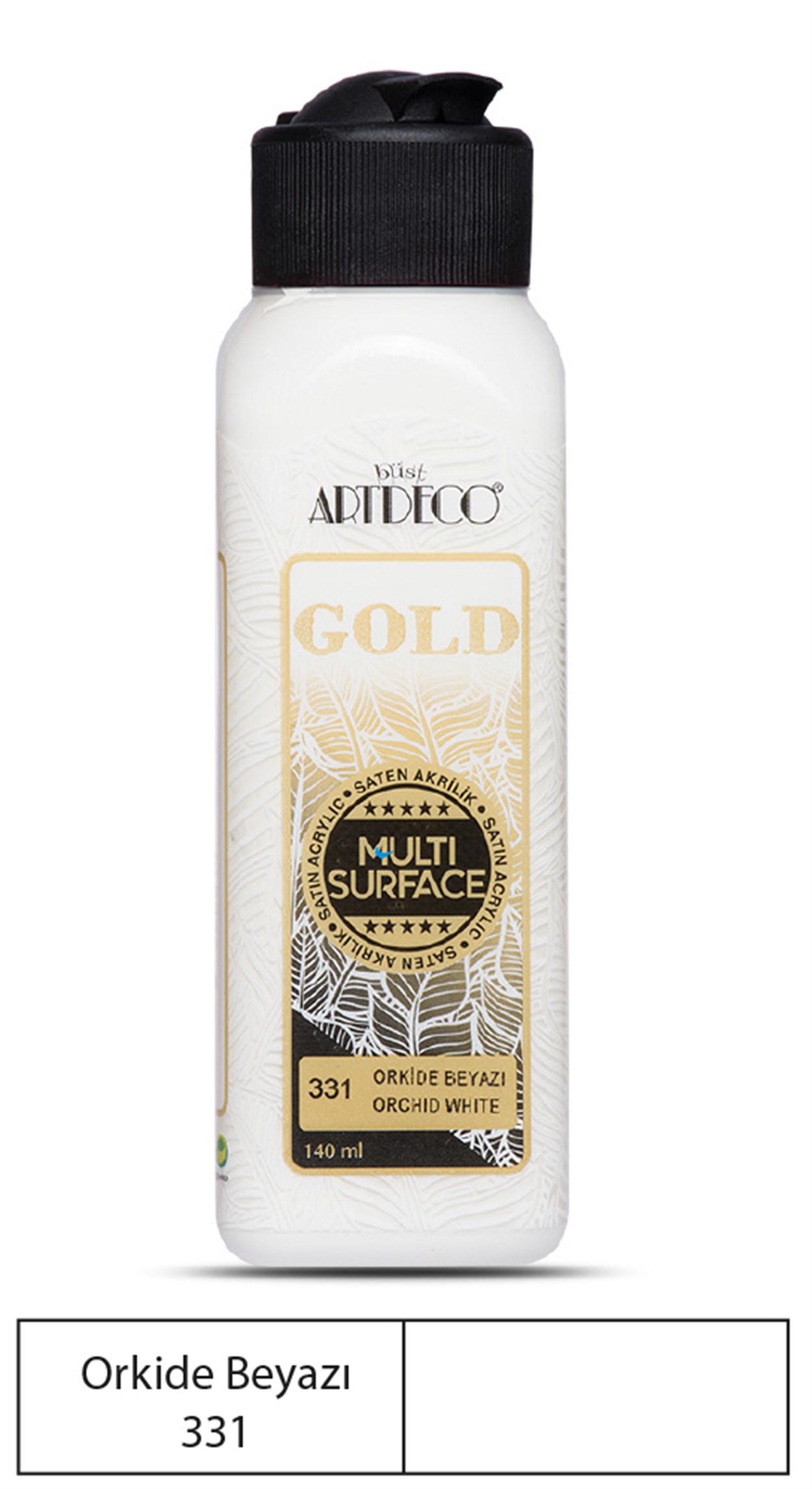 Artdeco Gold Akrilik Boya 140ml Orkide Beyazı 331