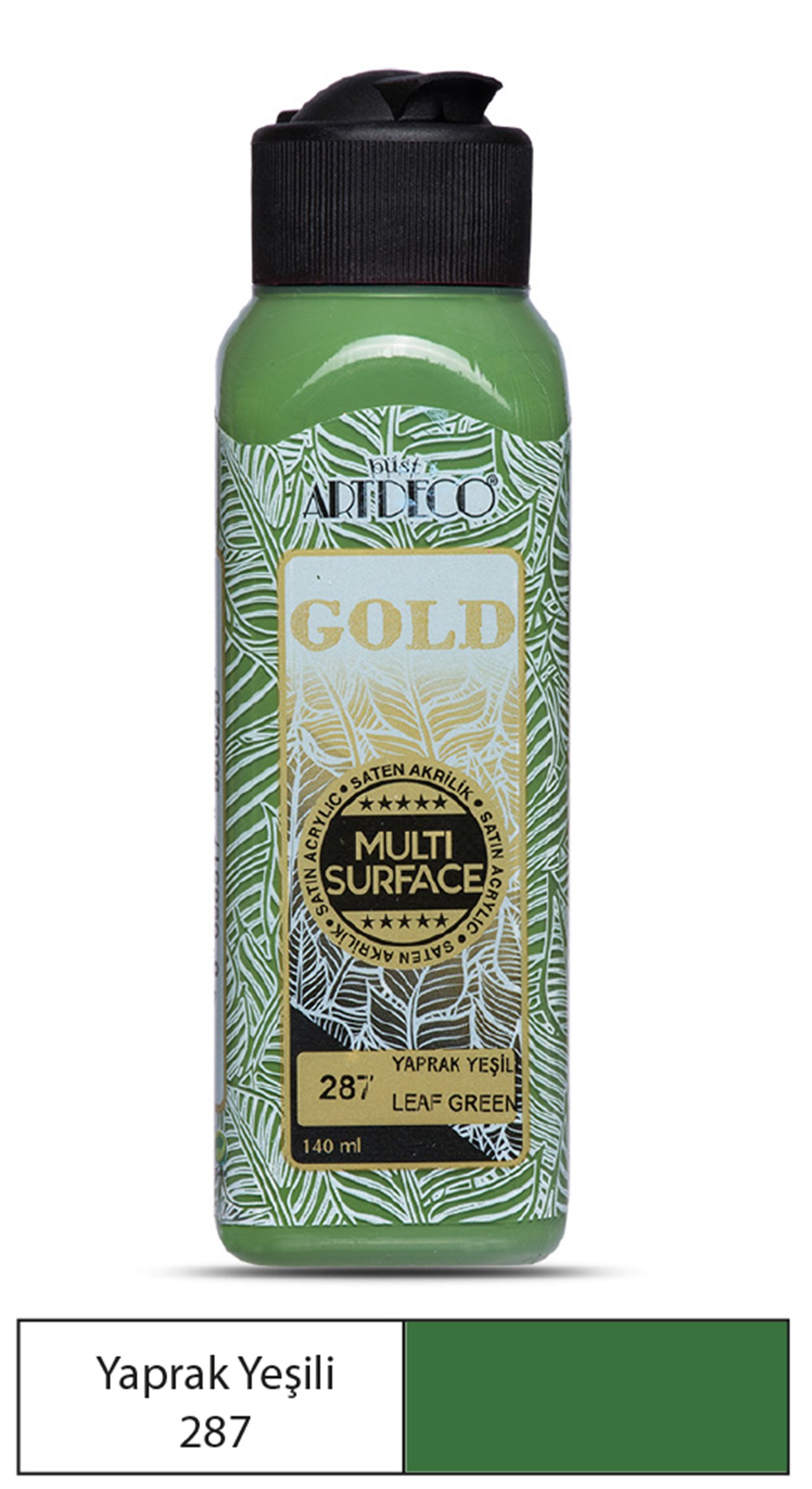 Artdeco Gold Akrilik Boya 140ml Yaprak Yeşili 287