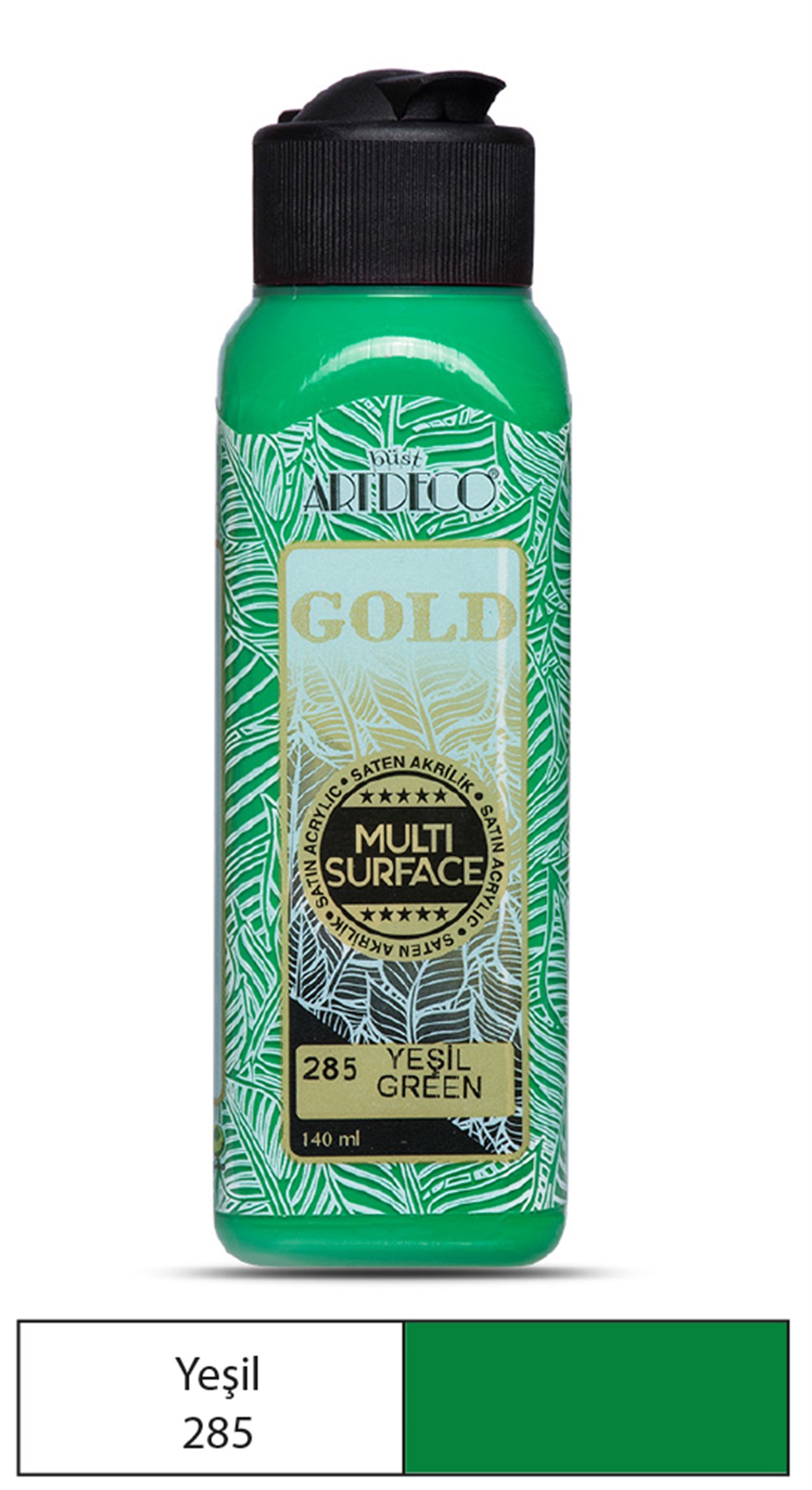 Artdeco Gold Akrilik Boya 140ml Yeşil 285