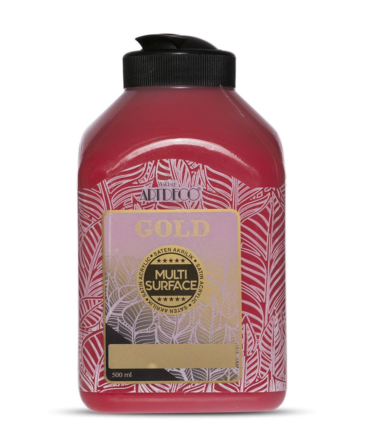 Artdeco Gold Akrilik Boya 500ml Çilek Kırmızı 224