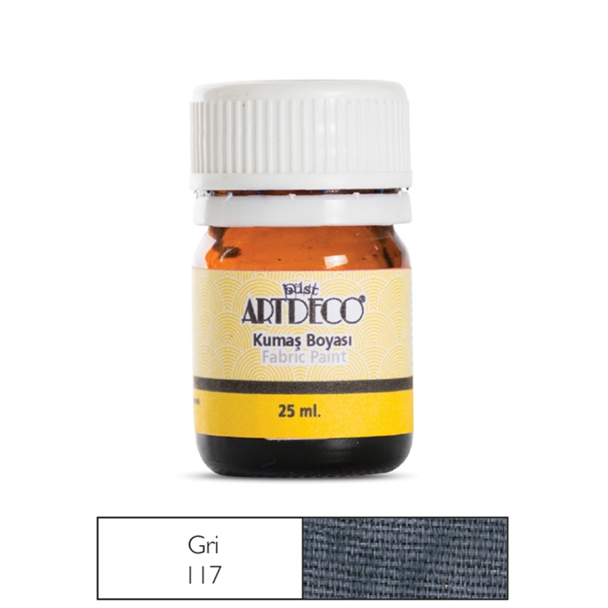 Artdeco Kumaş Boyası 25ml Gri 117