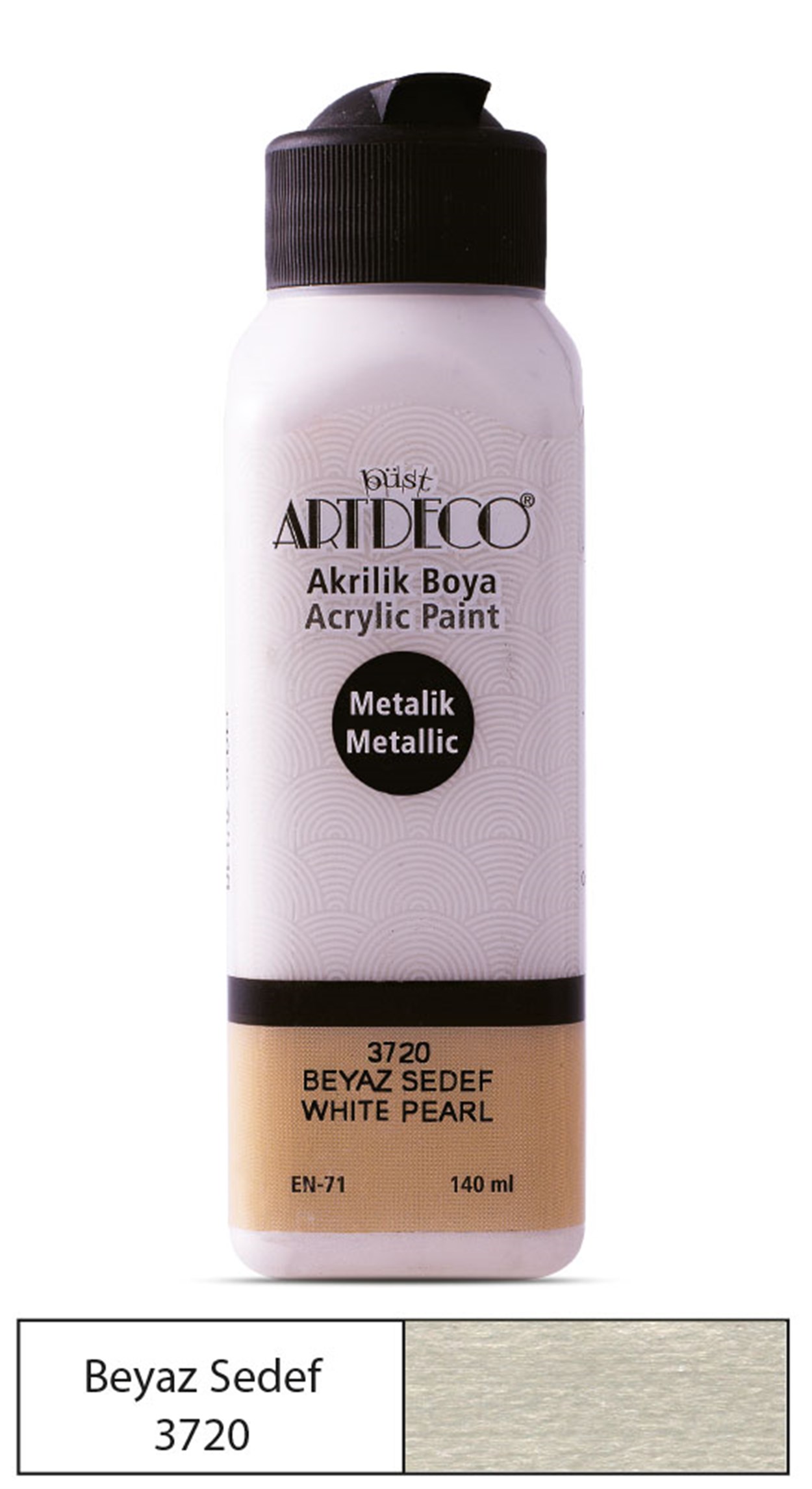 Artdeco Metalik Akrilik Boya 140ml B.Sedef 3720