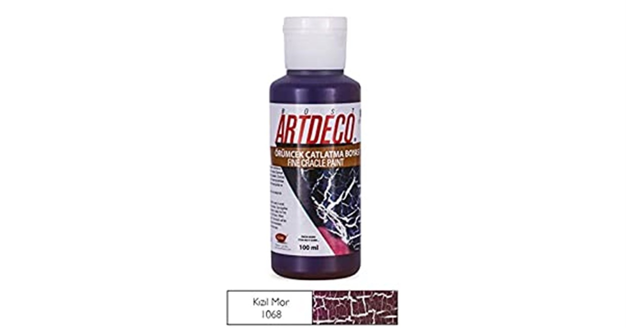 Artdeco Örümcek Çatlatma Boyası 100ml K.Mor 1068