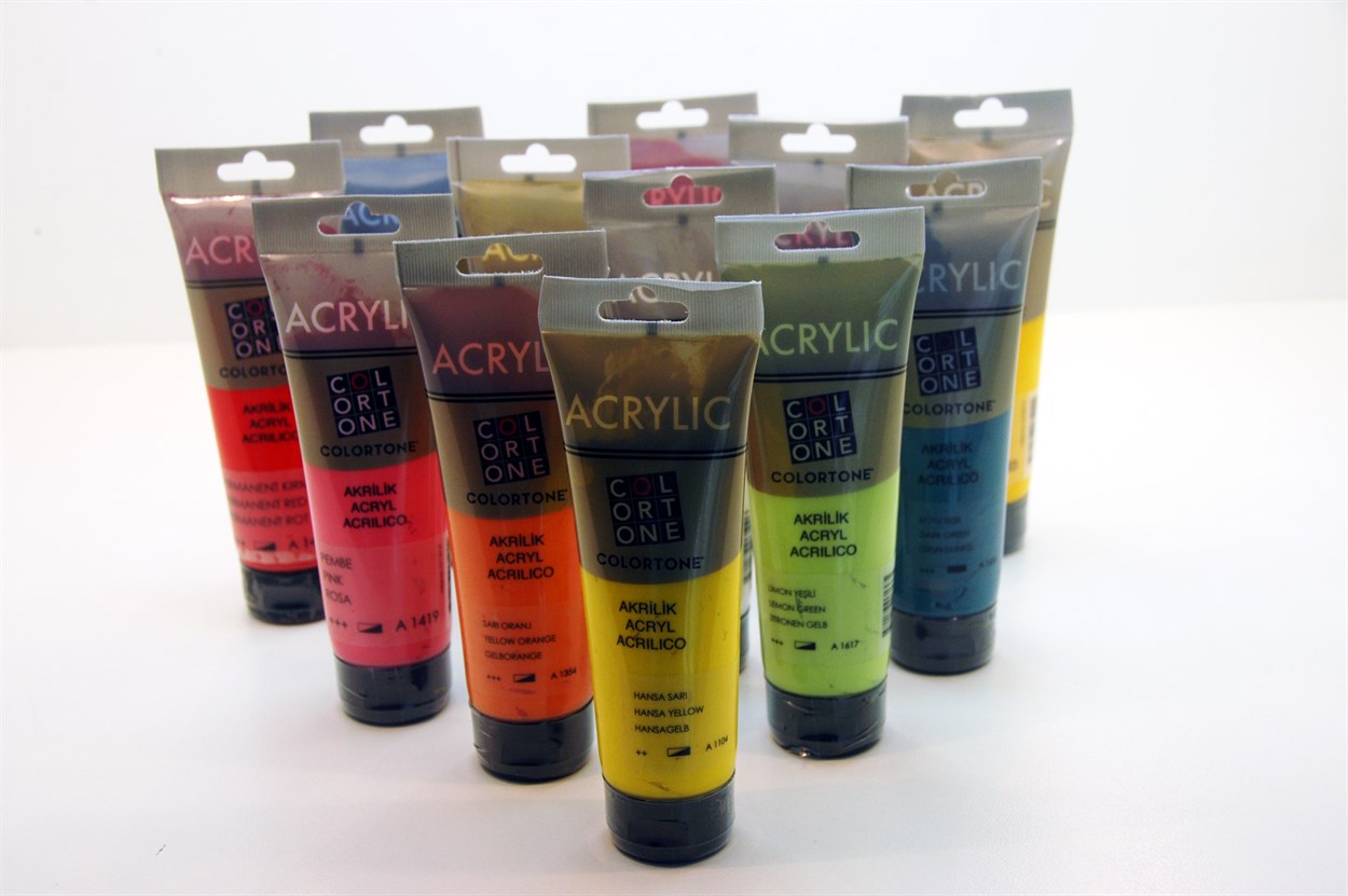 COLORTONE AKRİLİK BOYA 120 ML 3317 REFLEKS SARI ÖZEL SERİ