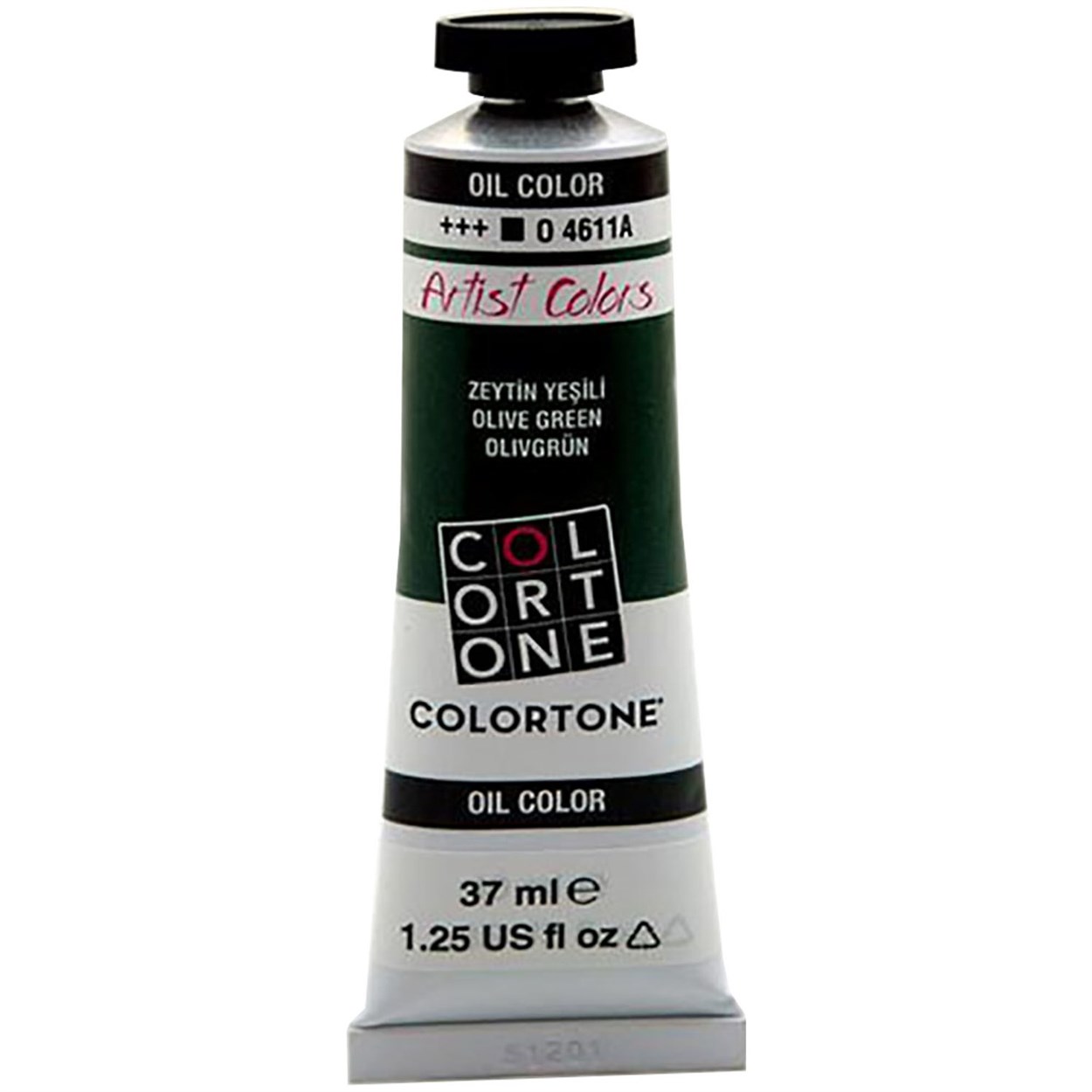 COLORTONE ARTİST COLORS YAĞLI BOYA 37 ML 4611 ZEYTİN YEŞİLİ