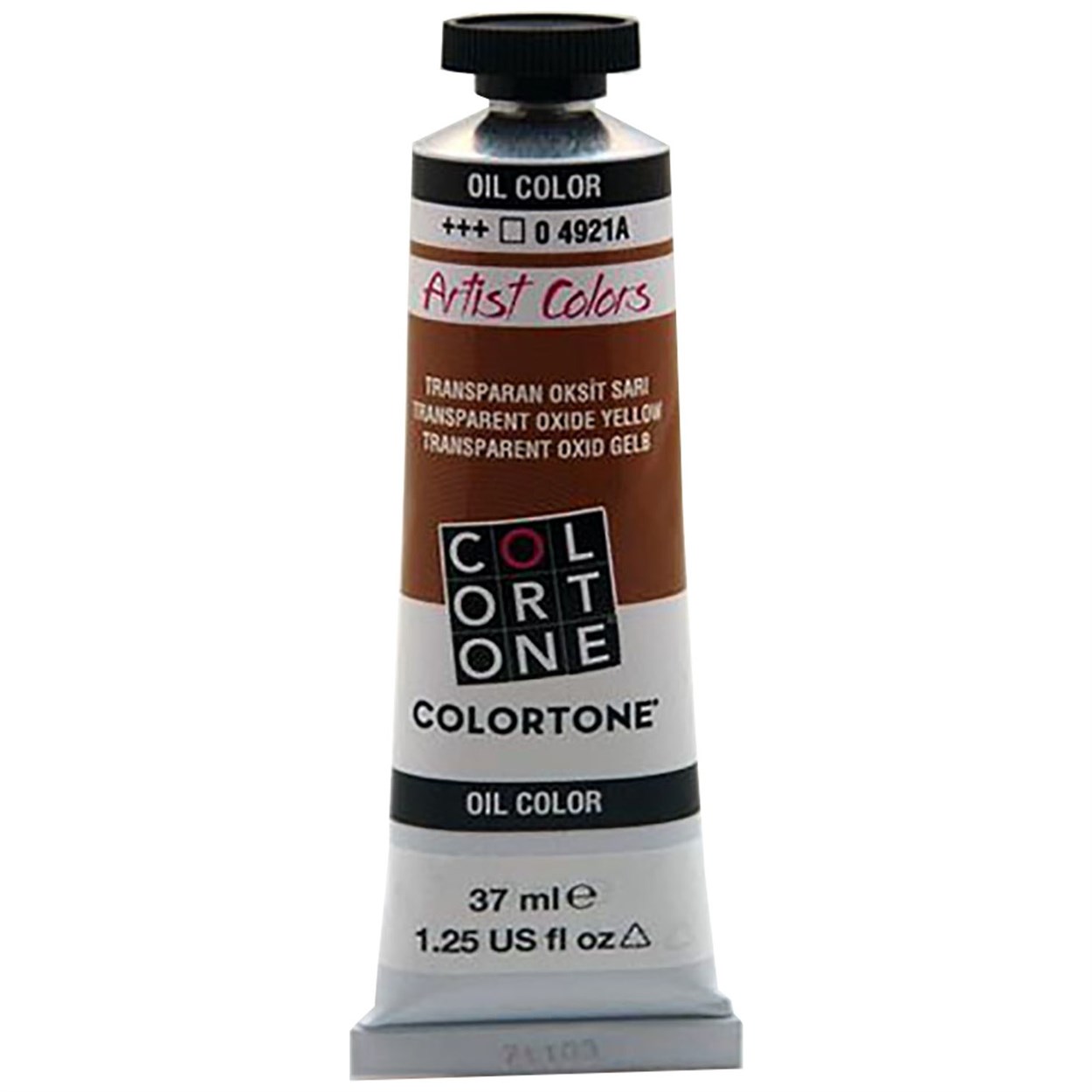 COLORTONE ARTİST COLORS YAĞLI BOYA 37 ML 4921 TRANSPARAN OKSİT SARI