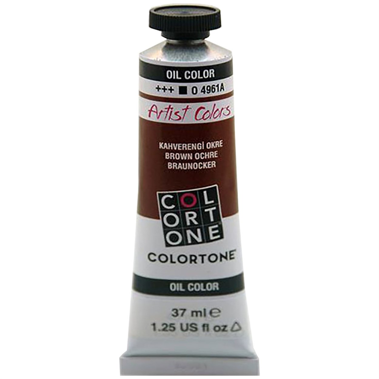 COLORTONE ARTİST COLORS YAĞLI BOYA 37 ML 4961 KAHVERENGİ OKRE