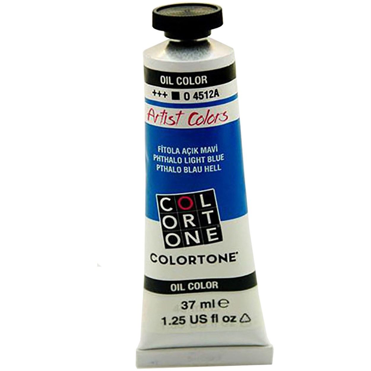 COLORTONE ARTİST COLORS YAĞLI BOYA 37 ML 4512 FİTOLA AÇIK MAVİ