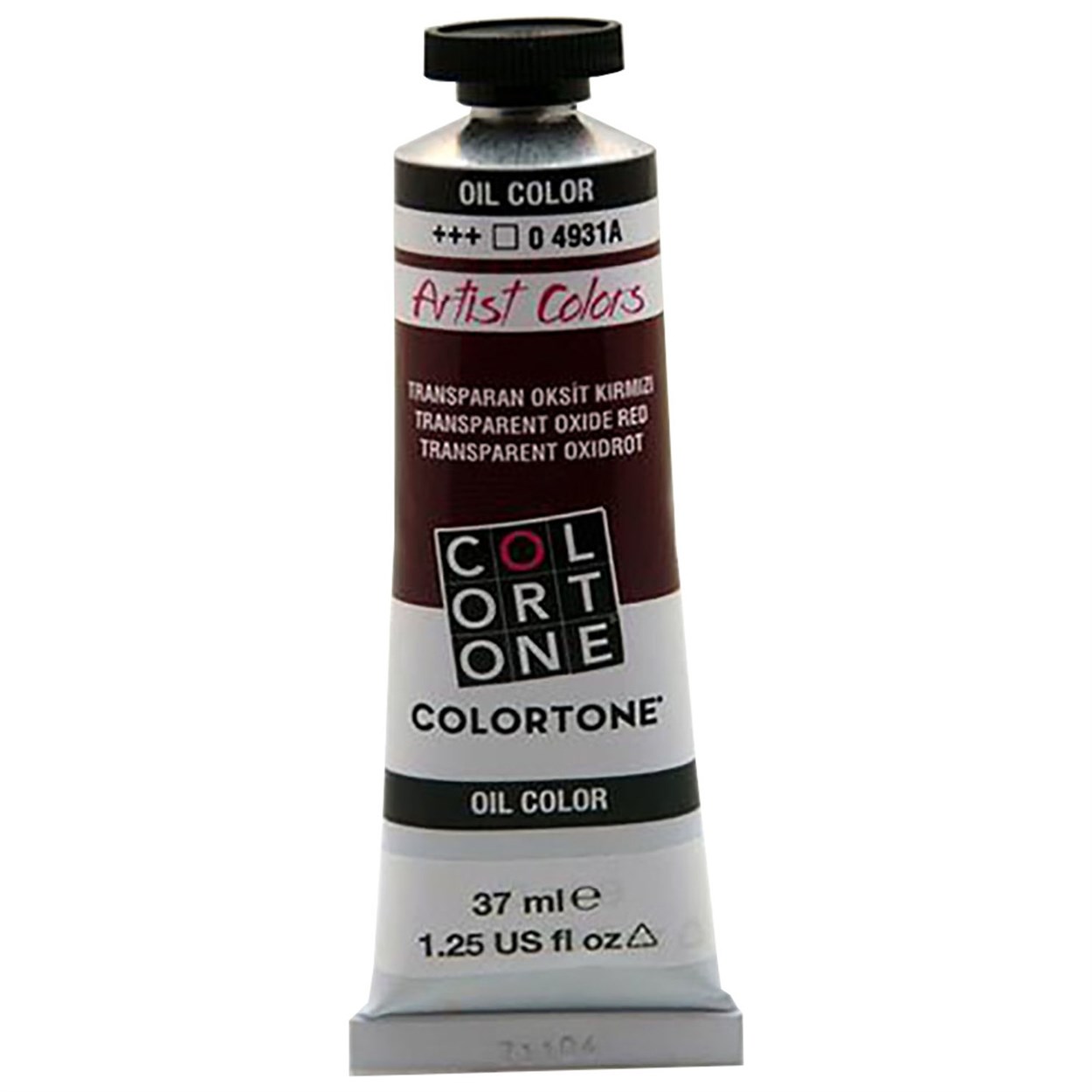 COLORTONE ARTİST COLORS YAĞLI BOYA 37 ML 4931 TRANSPARAN OKSİT KIRMIZI