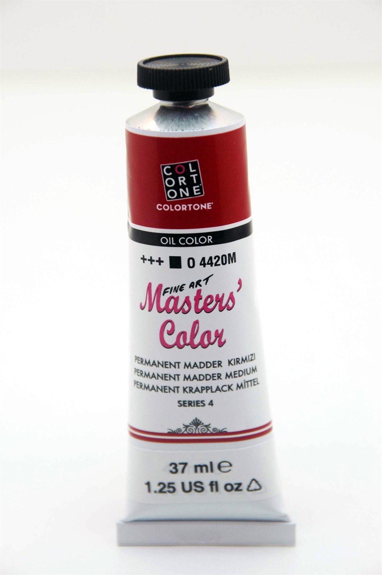 COLORTONE MASTERS COLOR YAĞLI BOYA 37 ML 4420 PERMANENT MADDER KIRMIZI SERİ:4