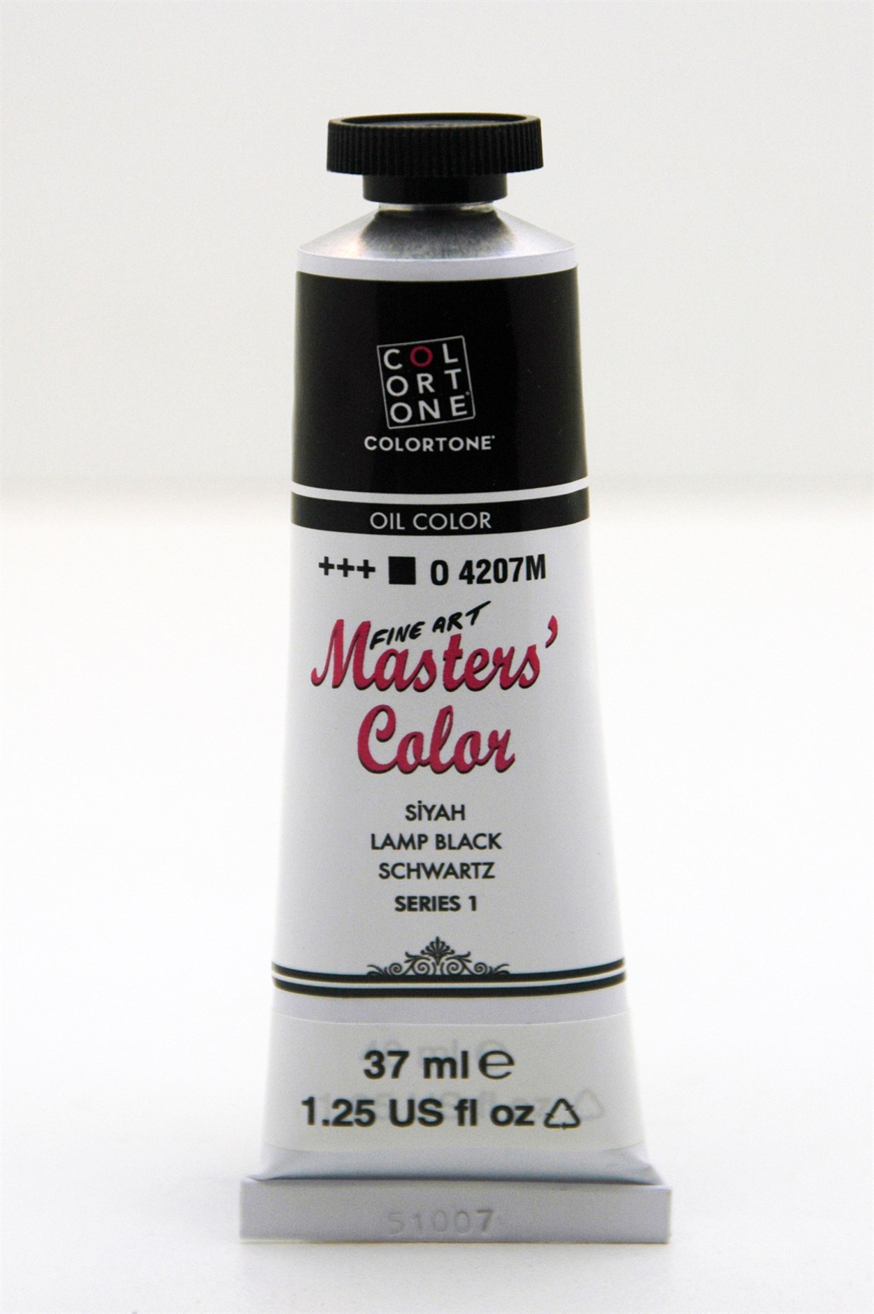 COLORTONE MASTERS COLOR YAĞLI BOYA 37 ML 4207 SİYAH SERİ:1