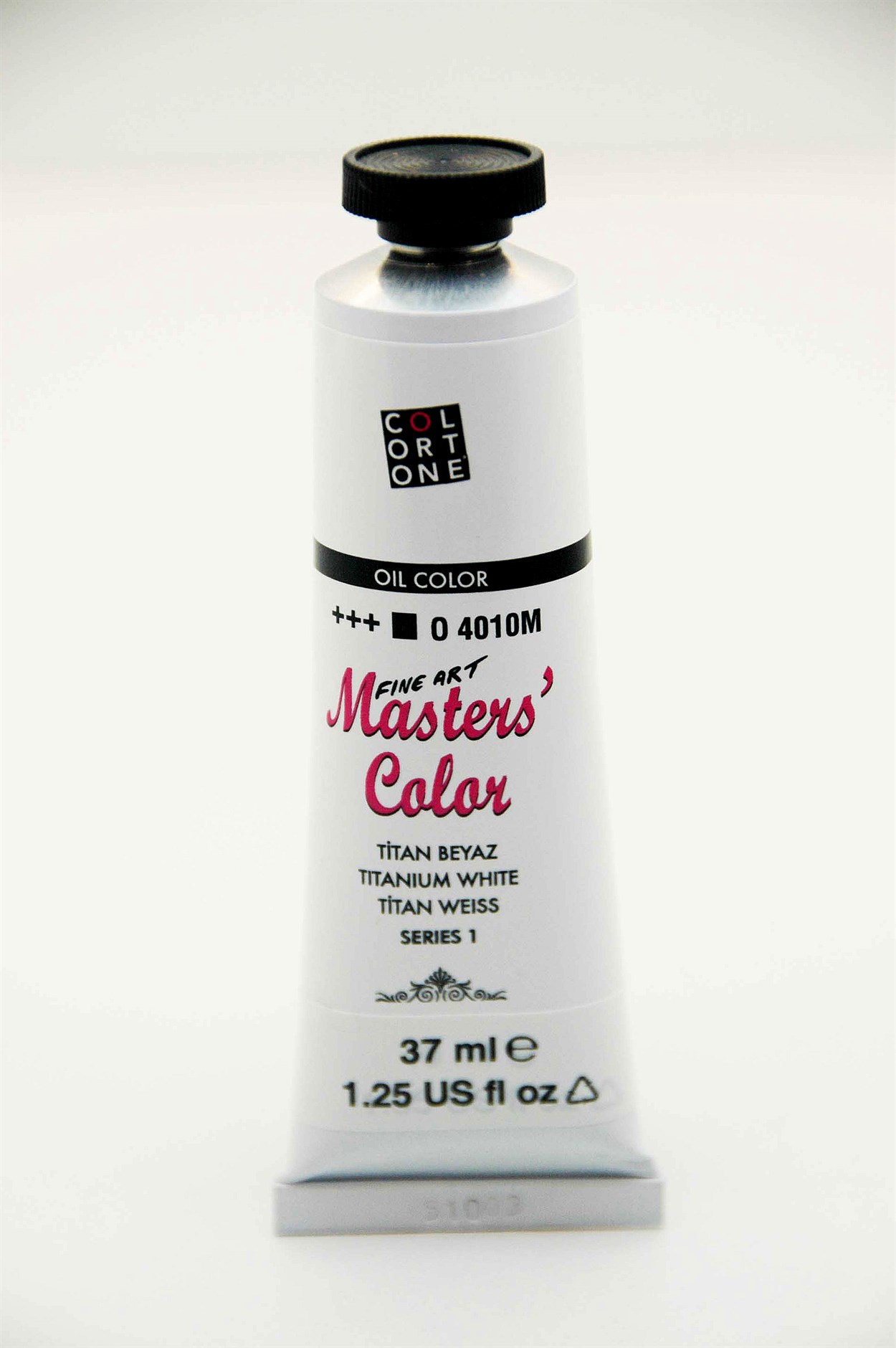 COLORTONE MASTERS COLOR YAĞLI BOYA 37 ML 4010 TİTAN BEYAZ SERİ:1