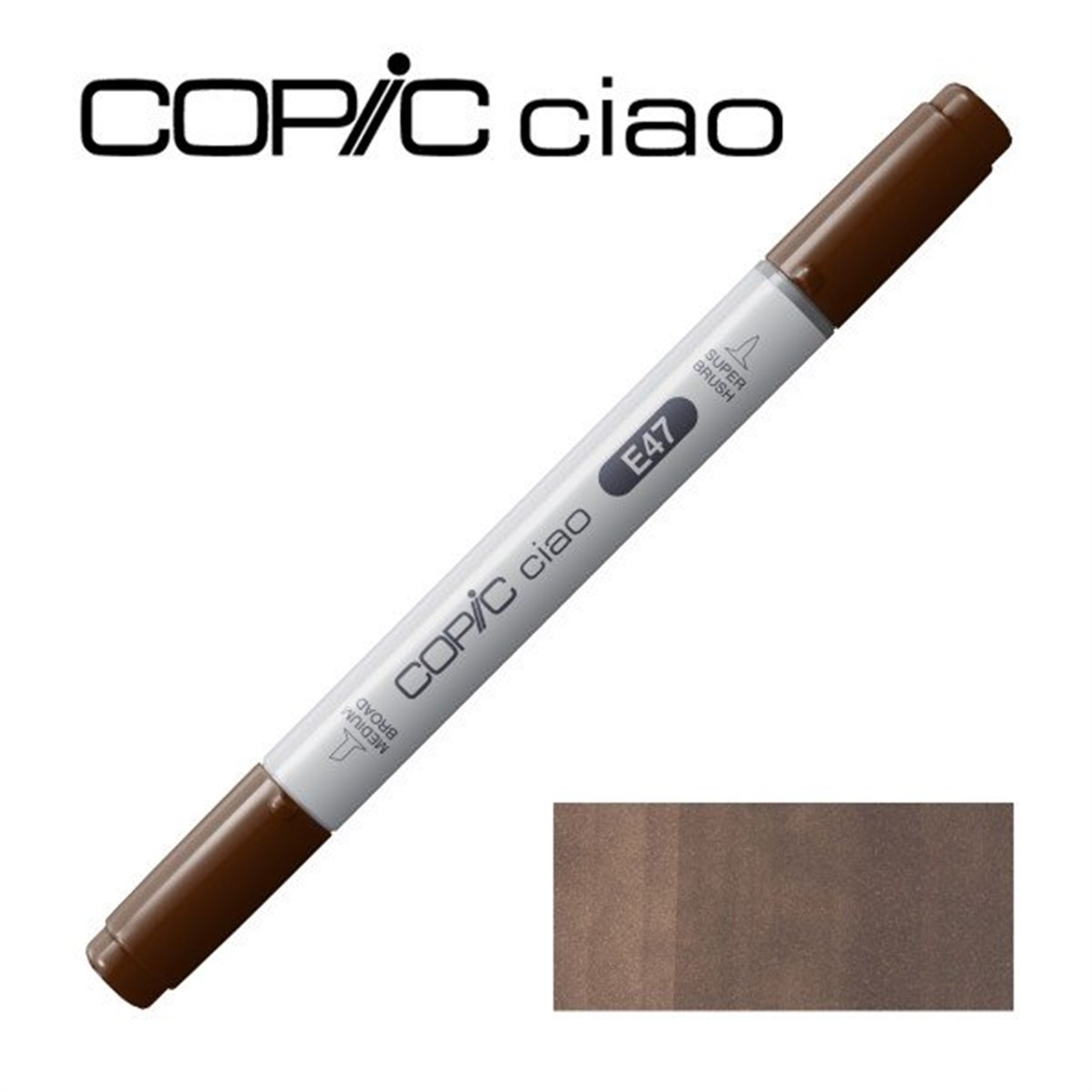 COPIC ciao E 47 DARK BROWN