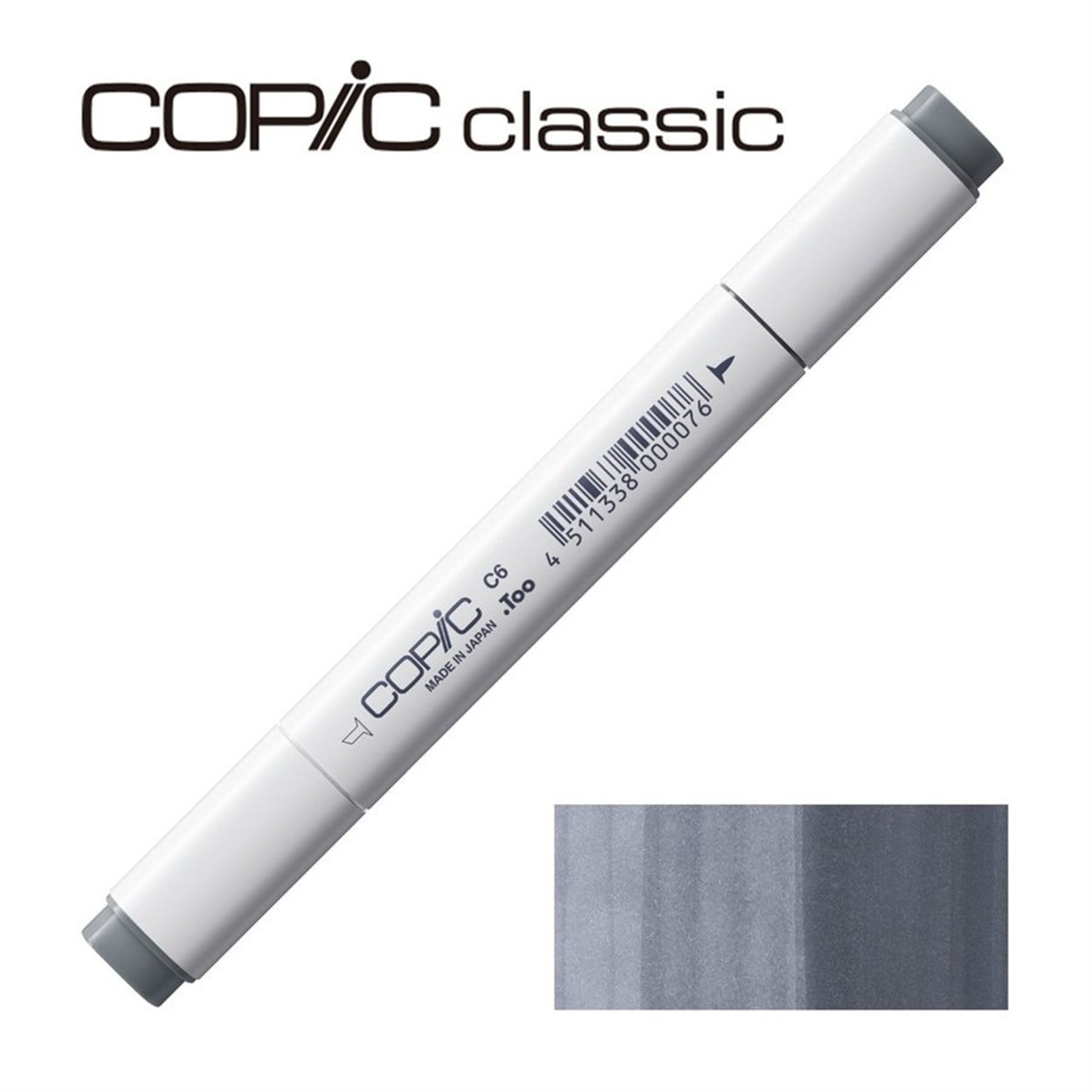 COPIC Marker  C 6 Cool Gray
