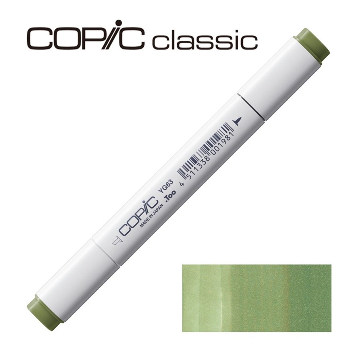 COPIC Marker  YG 63 Pea Green