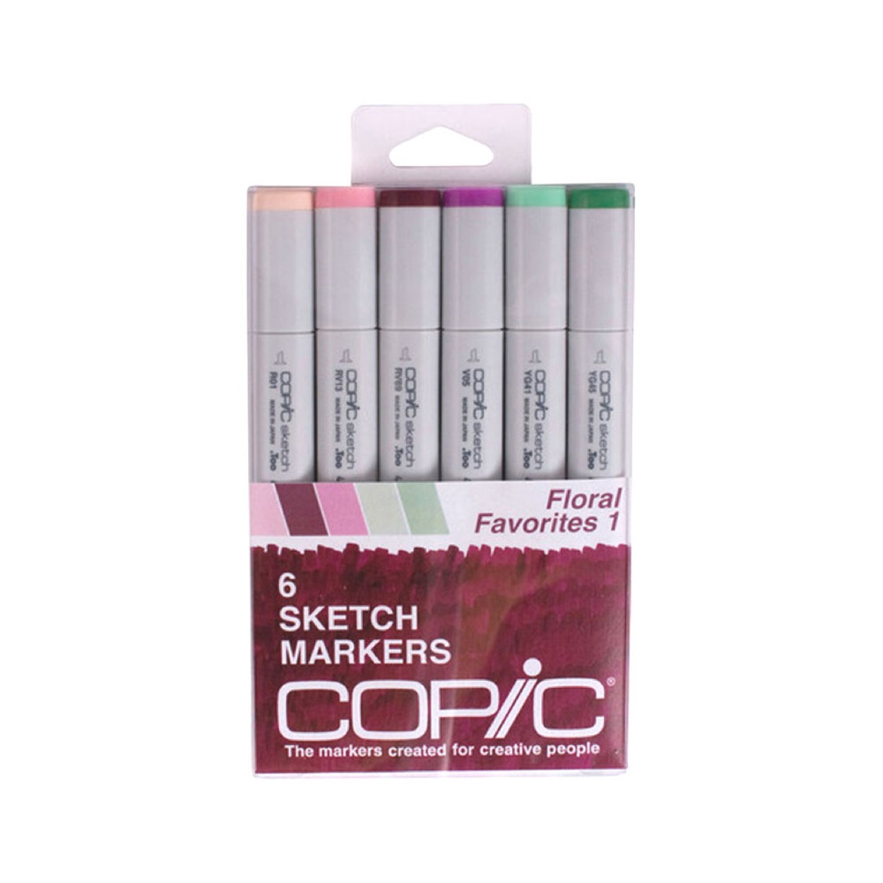 COPİC SKETCH MARKER SET 6 LI FLORAL FAVORİTES 1