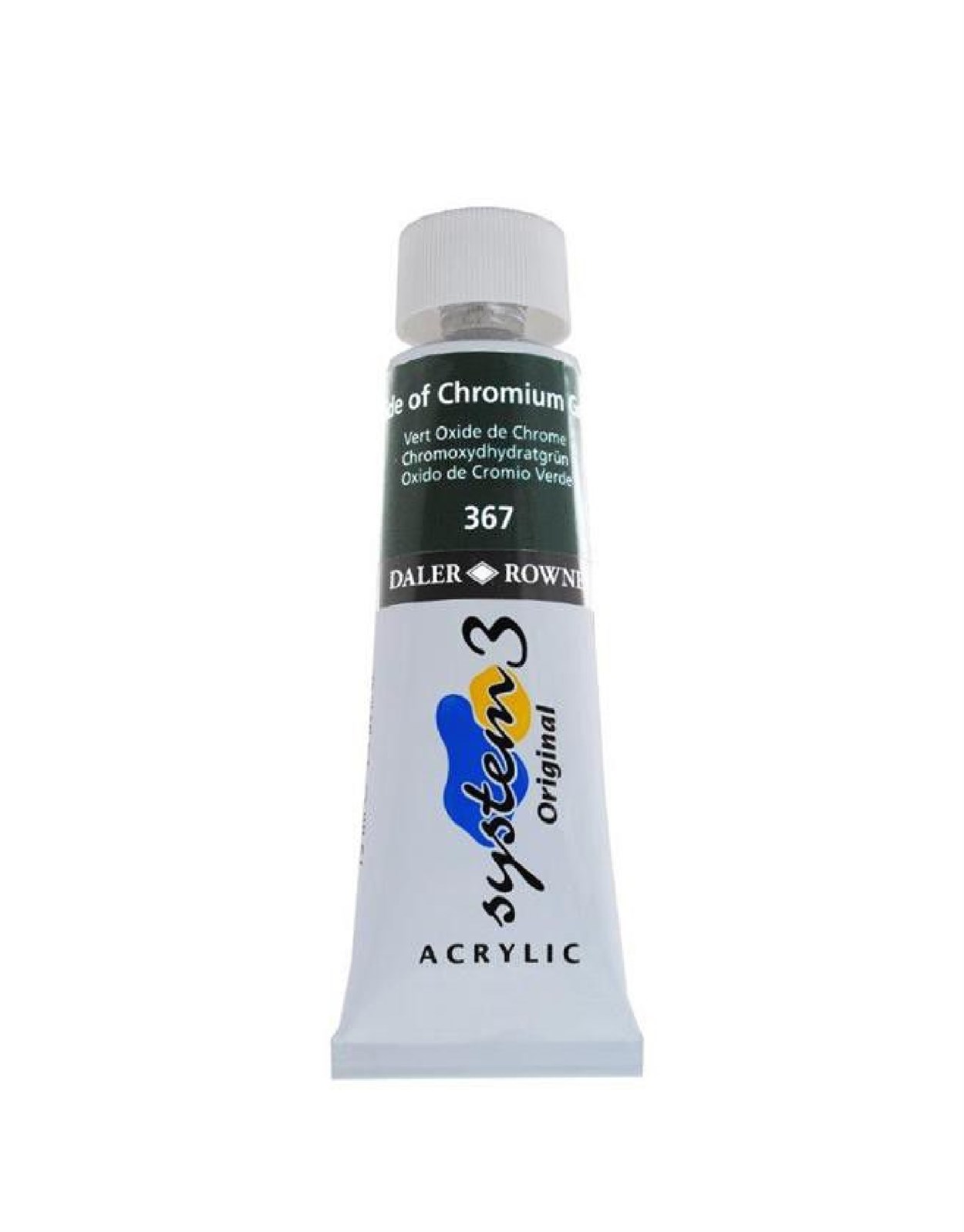 DALER ROWNEY SYSTEM 3 ORIGINAL AKRİLİK BOYA 75 ML OXIDE OF CHROMIUM GREEN