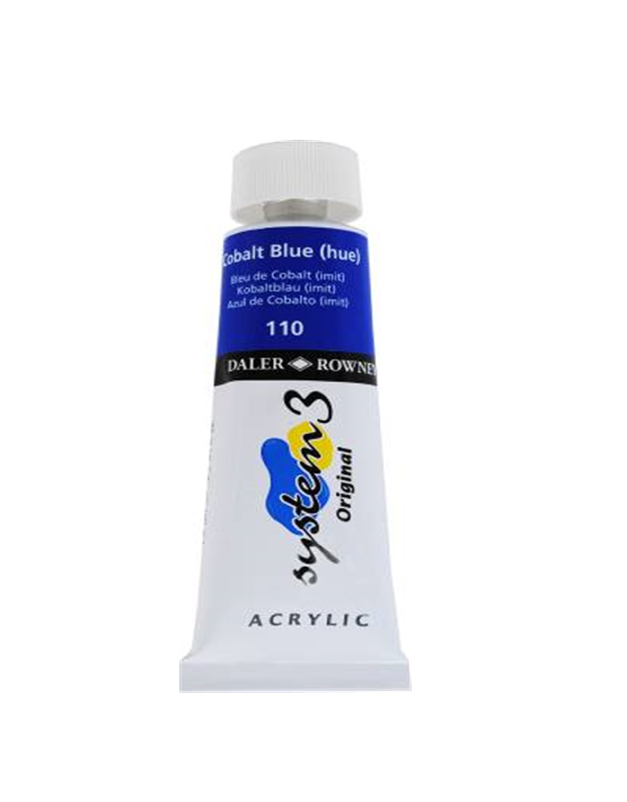 DALER ROWNEY SYSTEM 3 ORIGINAL AKRİLİK BOYA 75 ML COBALT BLUE HUE