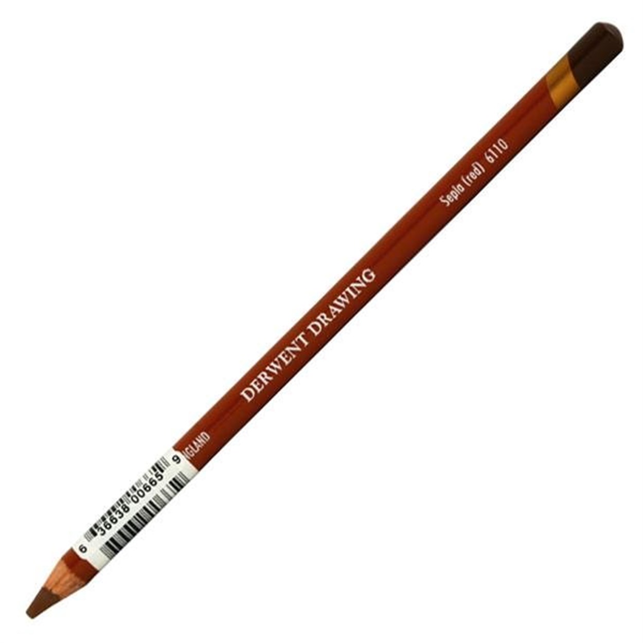 DERWENT DRAWING RENKLİ ÇİZİM KALEMİ SEPİA-RED (6110)