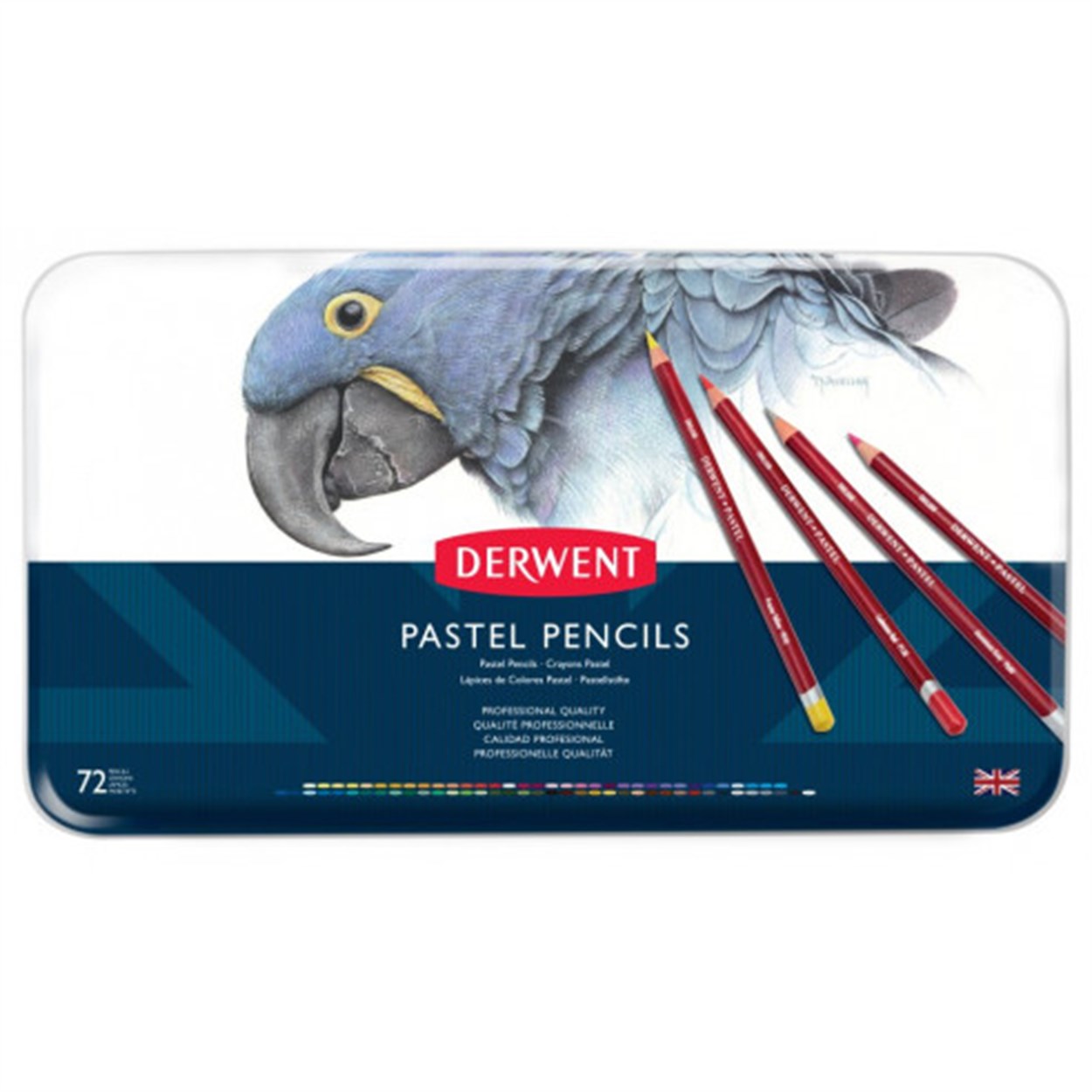 DERWENT PASTEL KALEMİ SETİ 72'Lİ TENEKE KUTU