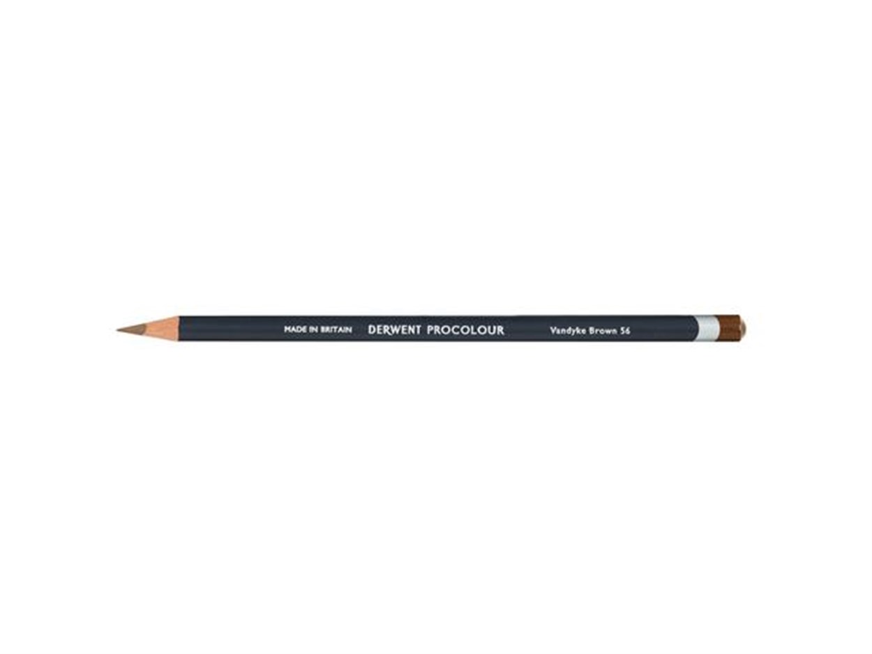 DERWENT PROCOLOUR KURUBOYA 56 VANDYKE BROWN
