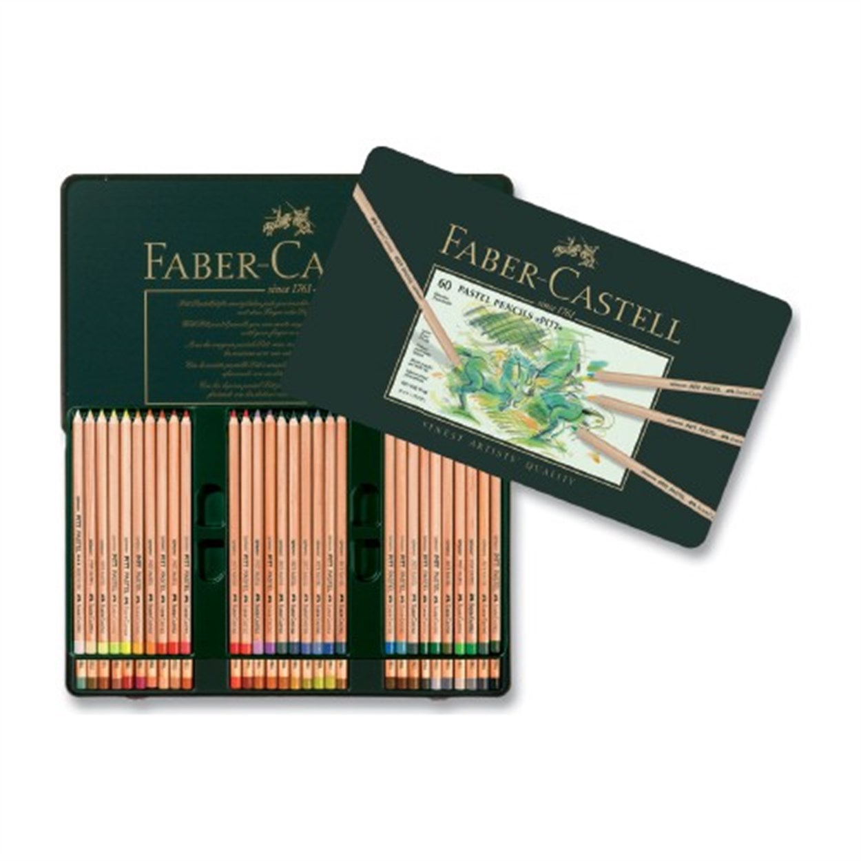 FABER CASTELL PITT PASTEL BOYA KALEMİ SETİ 60 RENK