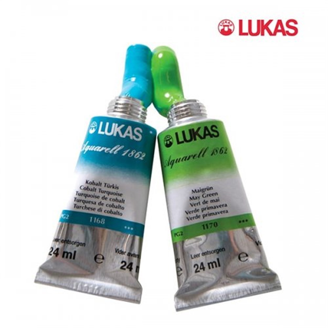 LUKAS AQUARELL 1862 SULU BOYA 24 ML 1135 ULTRAMARİNE LİGHT SERİ:2