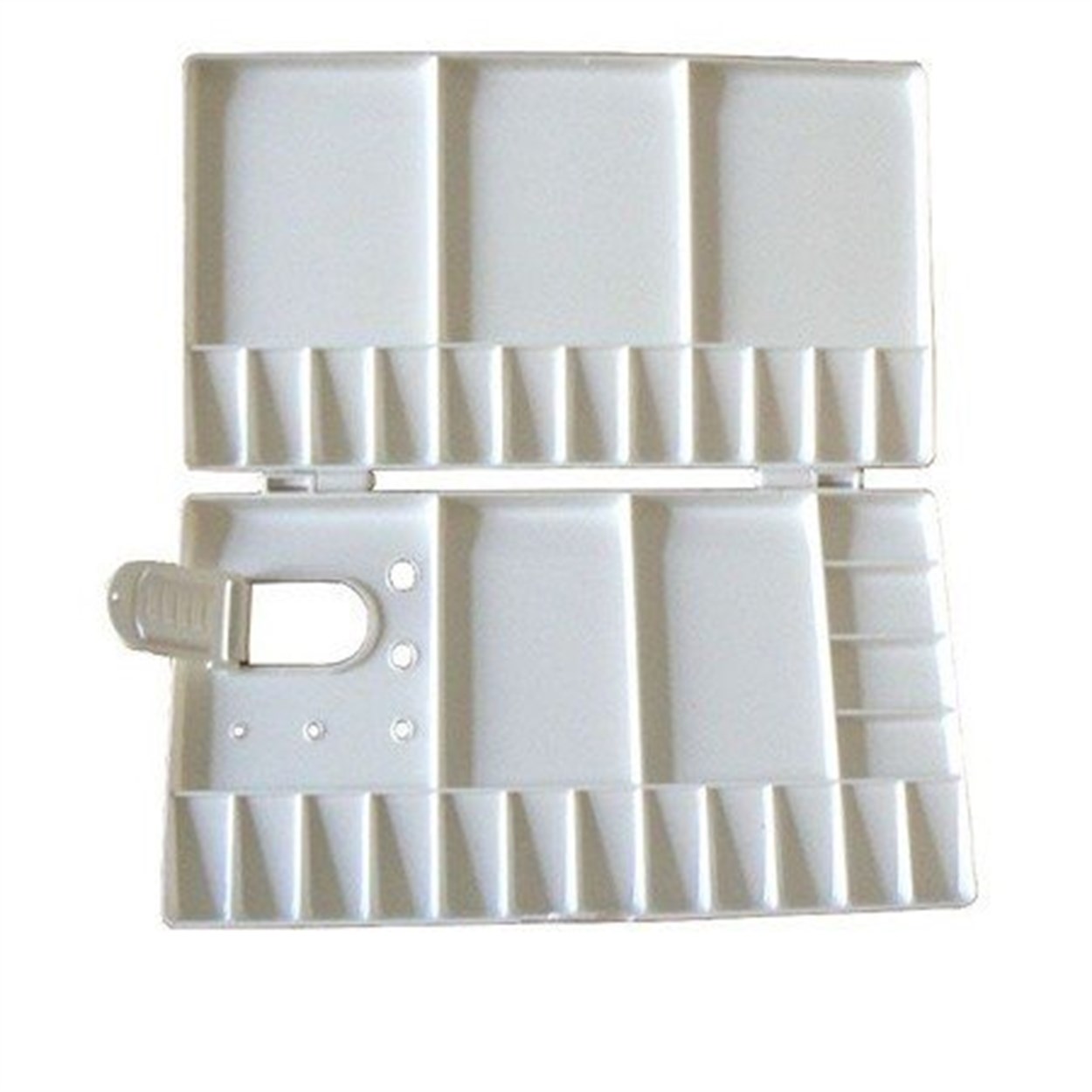 LUTART KAPAKLI RESİM PALETİ 26X13 CM