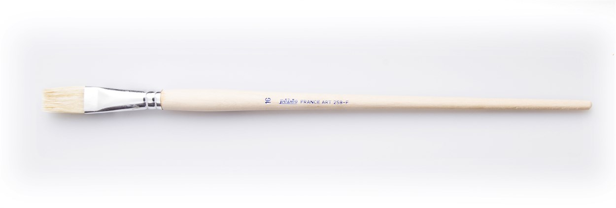 PEBEO BEYAZ UZUN KIL YAĞLI VE AKRİLİK BOYA FIRÇASI SERİ:258F/16