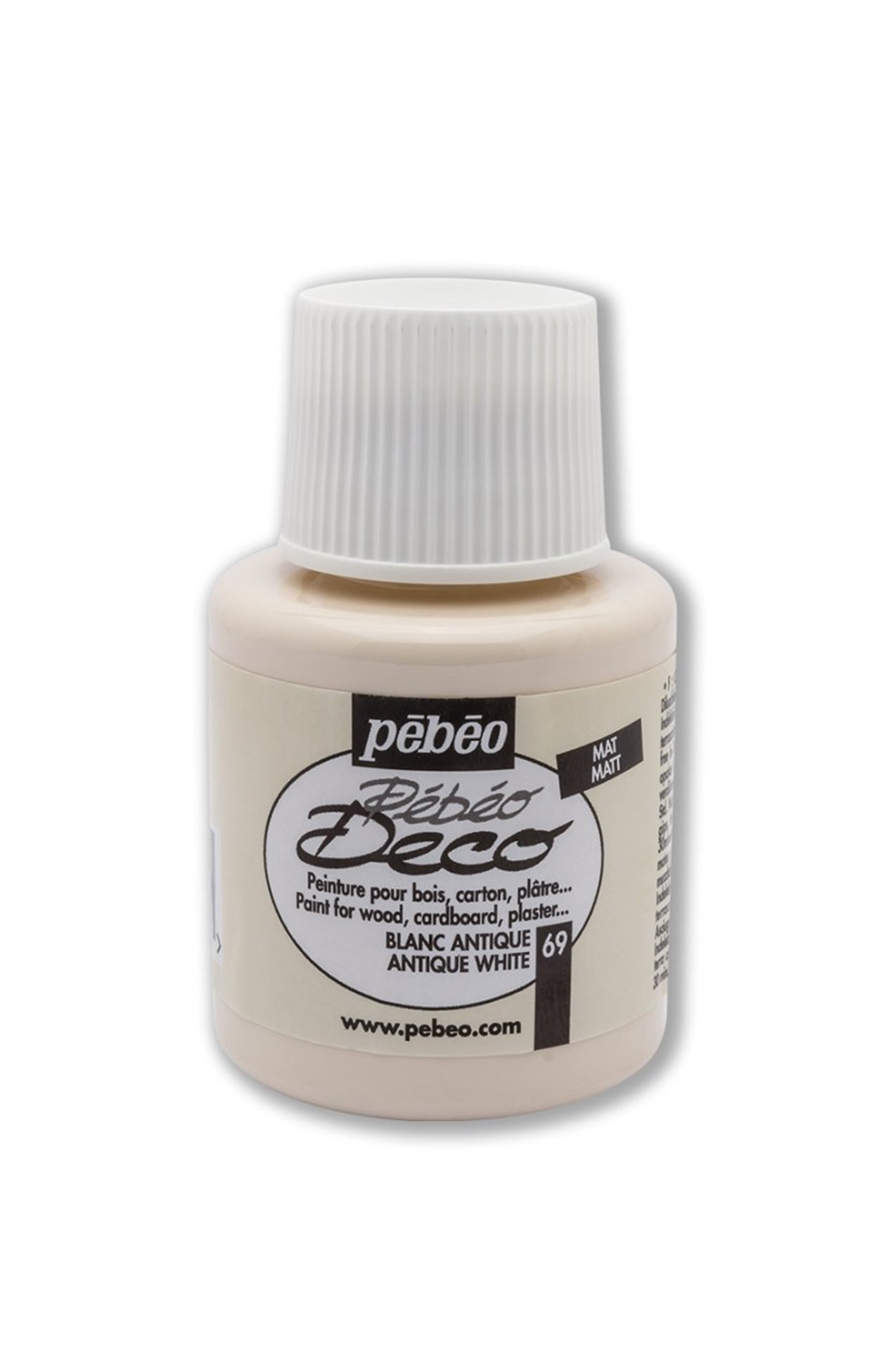 PEBEO DECO MAT AKRİLİK BOYA 110 ML ŞİŞE Blanc Antique