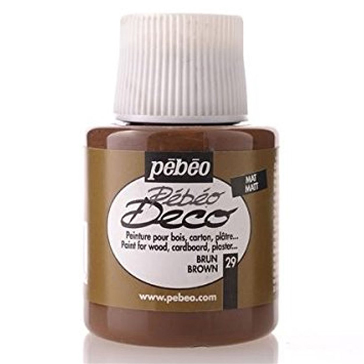 PEBEO DECO MAT AKRİLİK BOYA 110 ML ŞİŞE Brun
