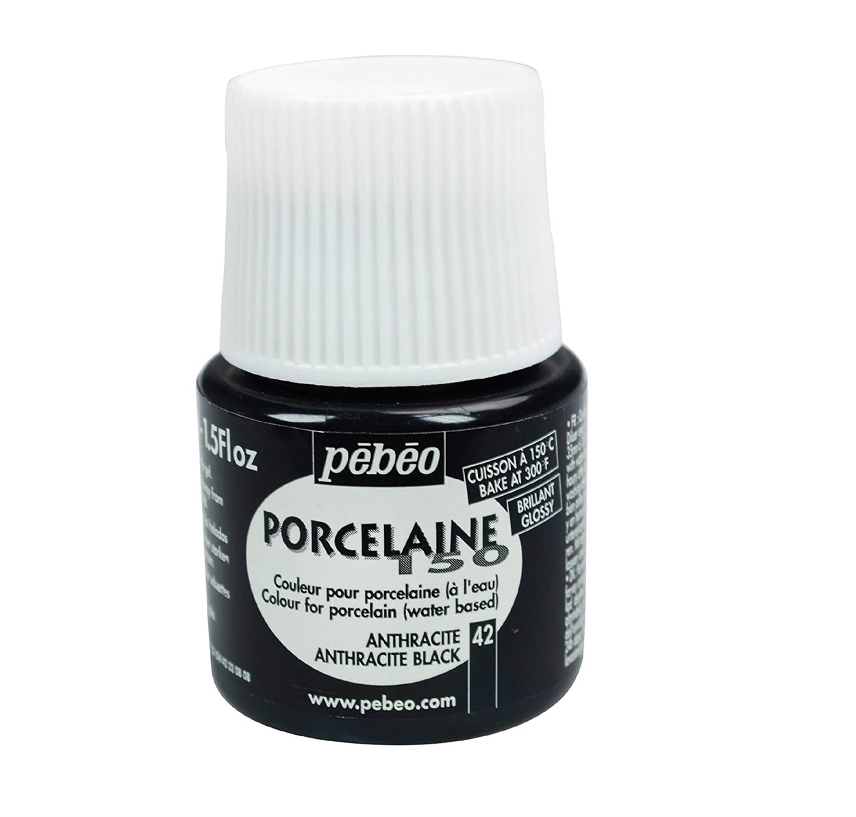 PEBEO PORSELEN BOYASI 45 ML ŞİŞE Antrhracite Black