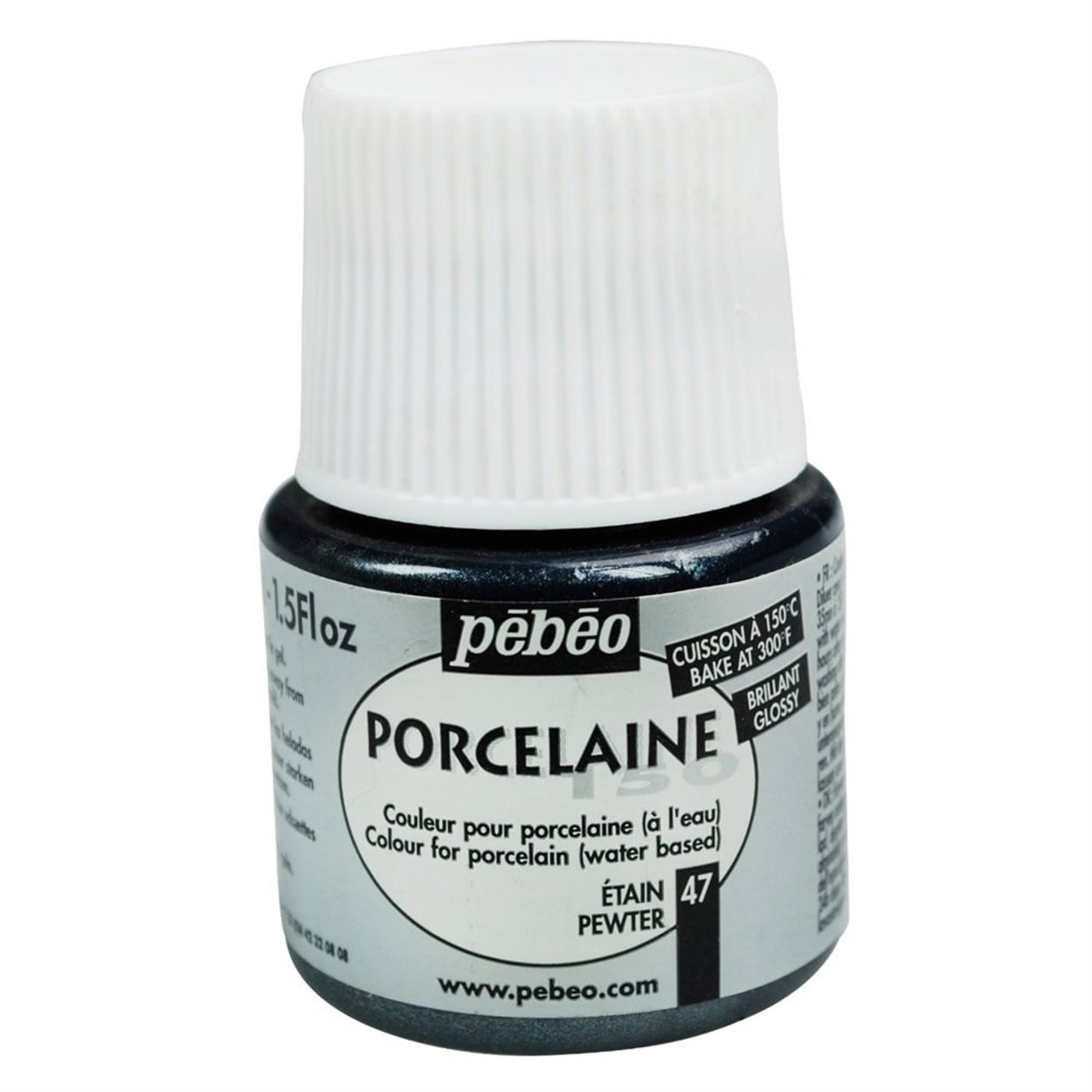 PEBEO PORSELEN BOYASI 45 ML ŞİŞE Pewter