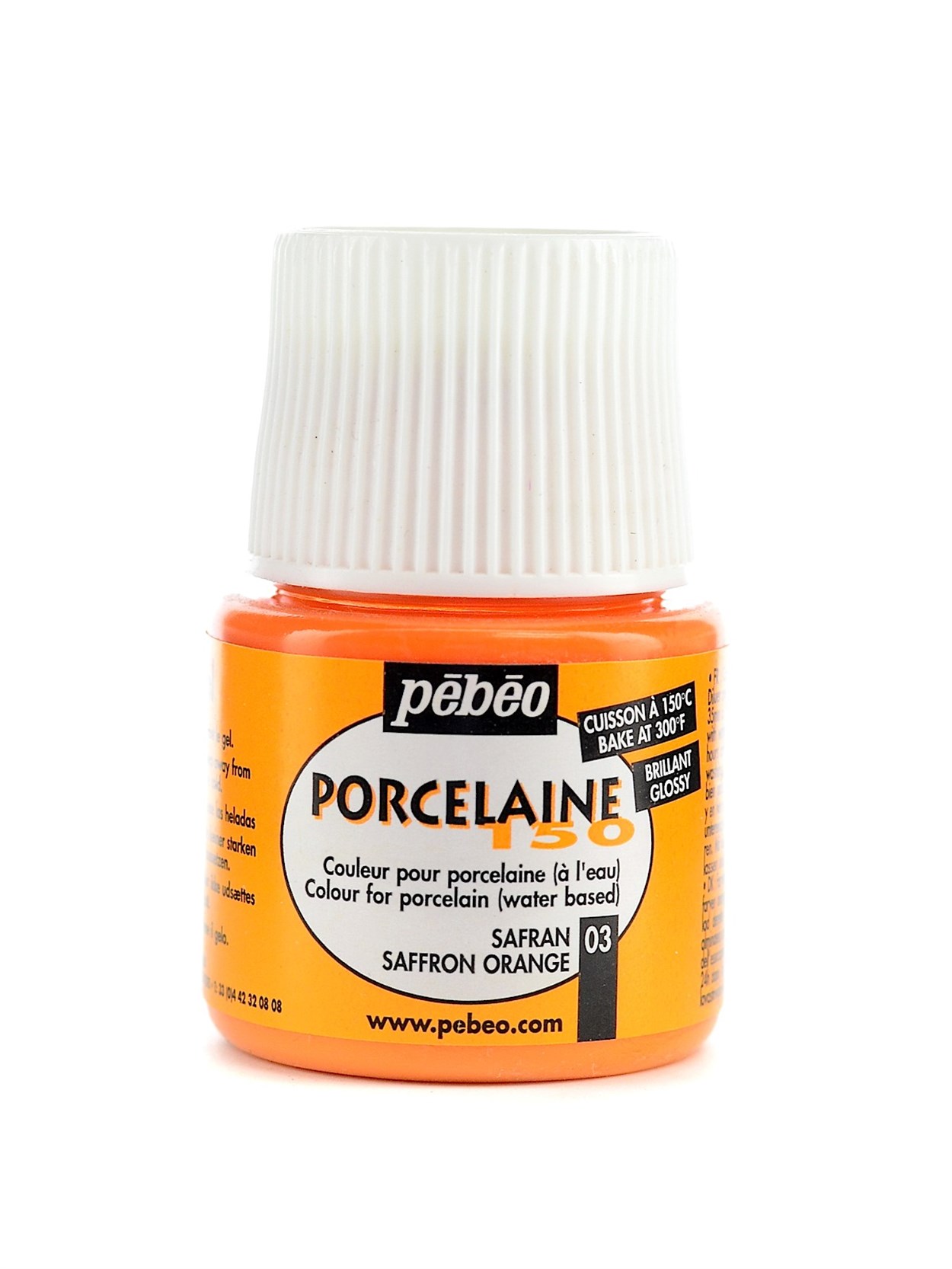 PEBEO PORSELEN BOYASI 45 ML ŞİŞE Saffron Orange
