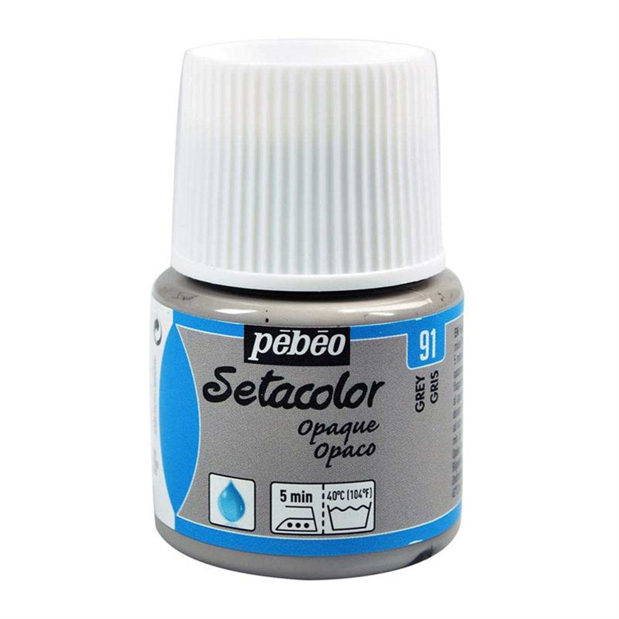 PEBEO SETACOLOR OPAK KUMAŞ BOYASI 45 ML ŞİŞE Grey *YENİ*