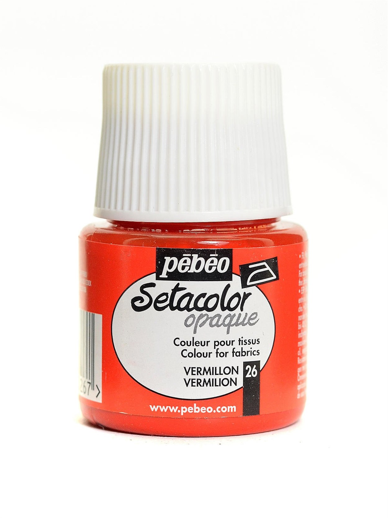 PEBEO SETACOLOR OPAK KUMAŞ BOYASI 45 ML ŞİŞE Vermilion