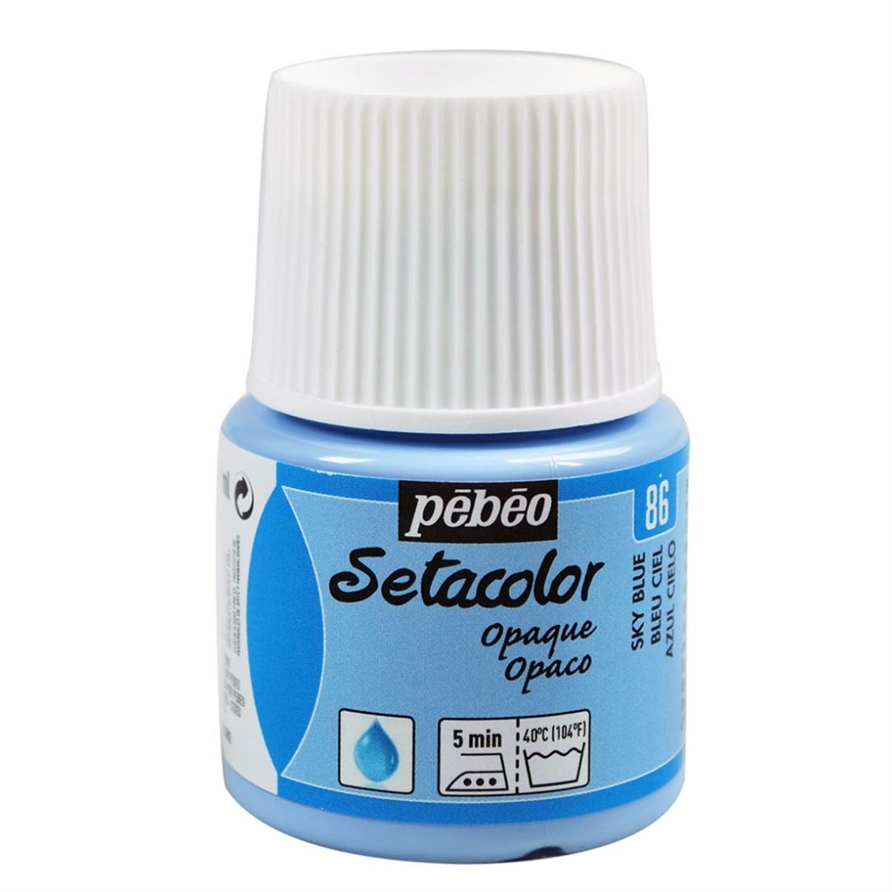 PEBEO SETACOLOR OPAK KUMAŞ BOYASI 45 ML ŞİŞE Sky Blue *YENİ*