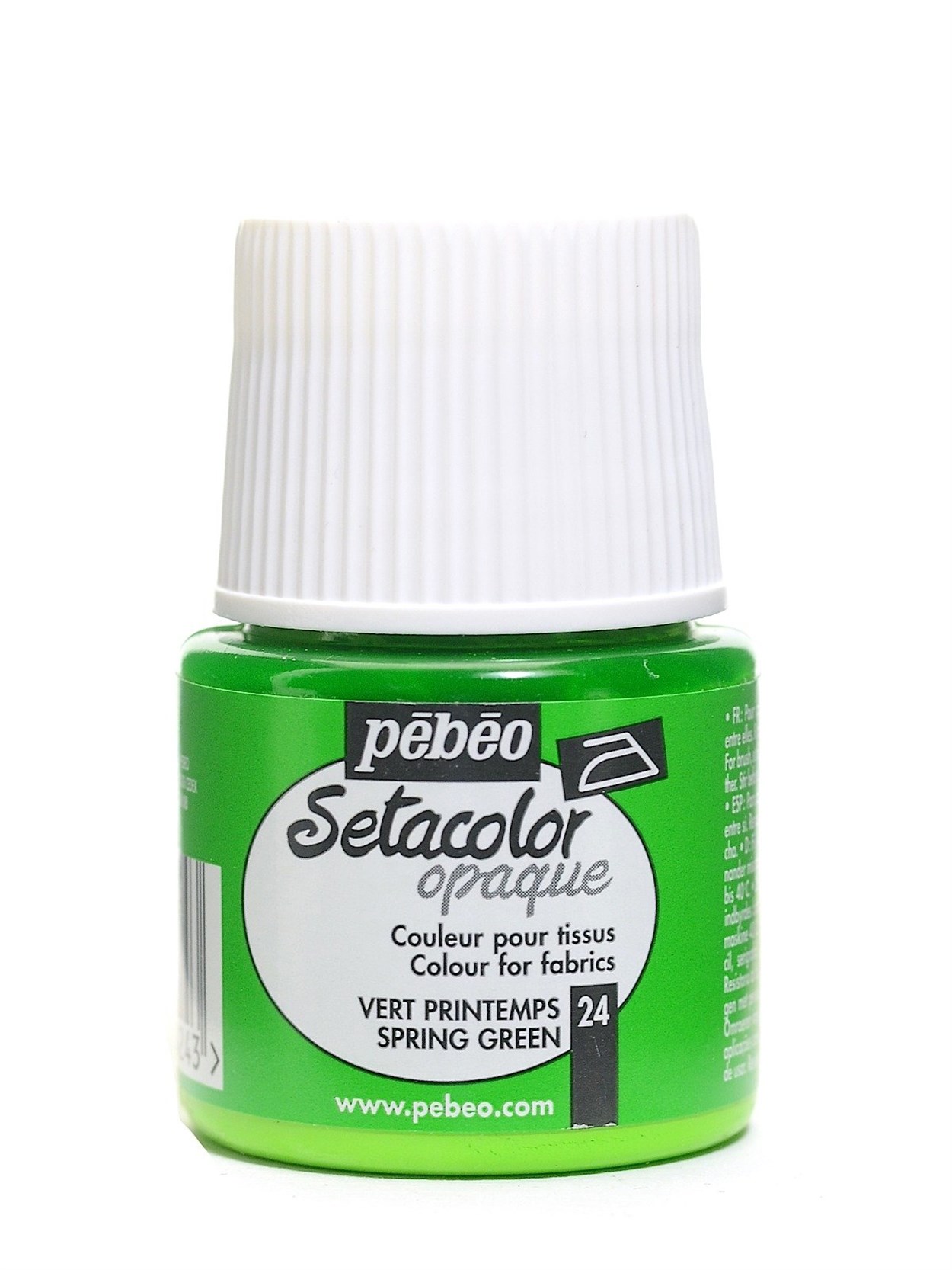 PEBEO SETACOLOR OPAK KUMAŞ BOYASI 45 ML ŞİŞE Vert Printemps