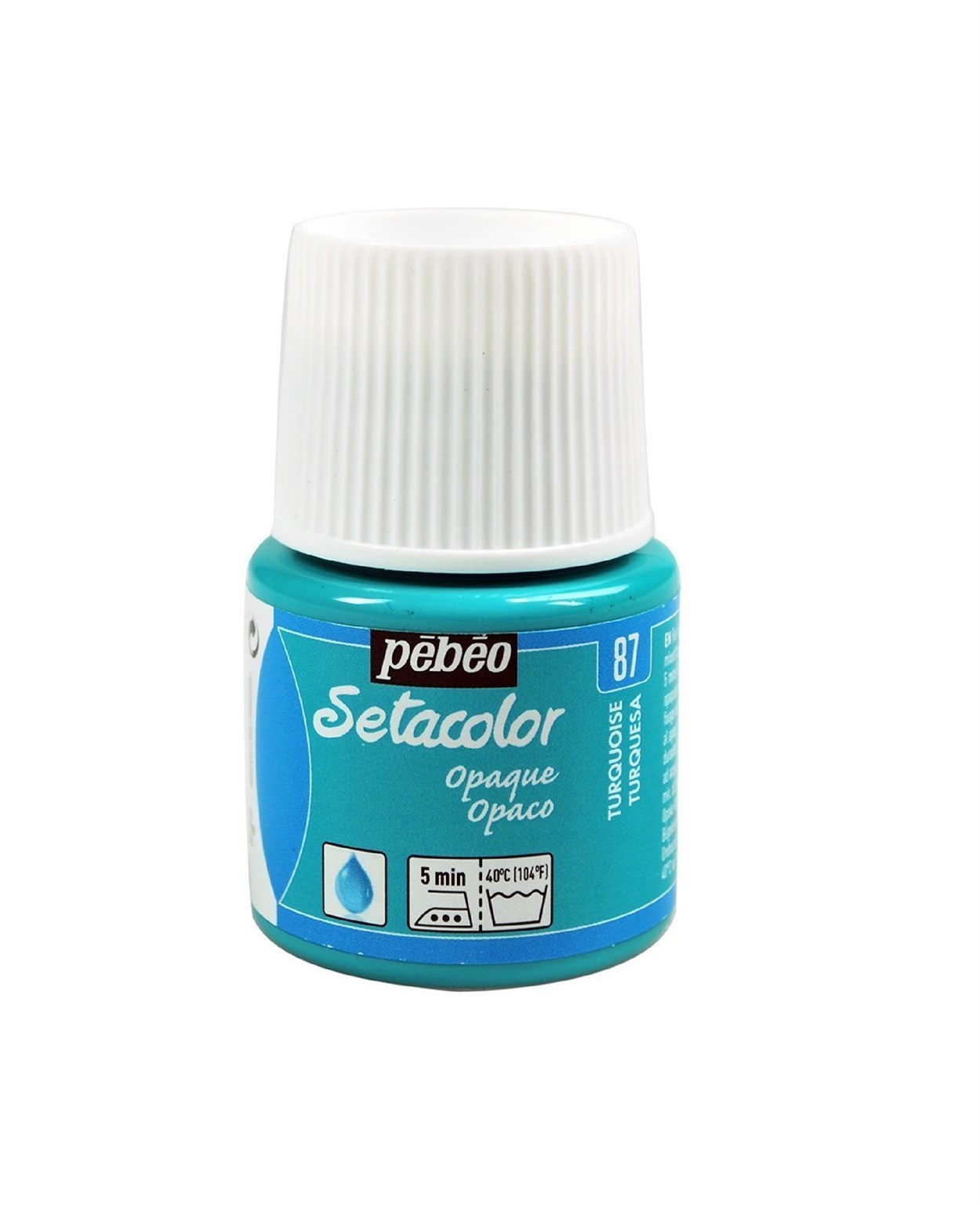 PEBEO SETACOLOR OPAK KUMAŞ BOYASI 45 ML ŞİŞE Turquoise *YENİ*