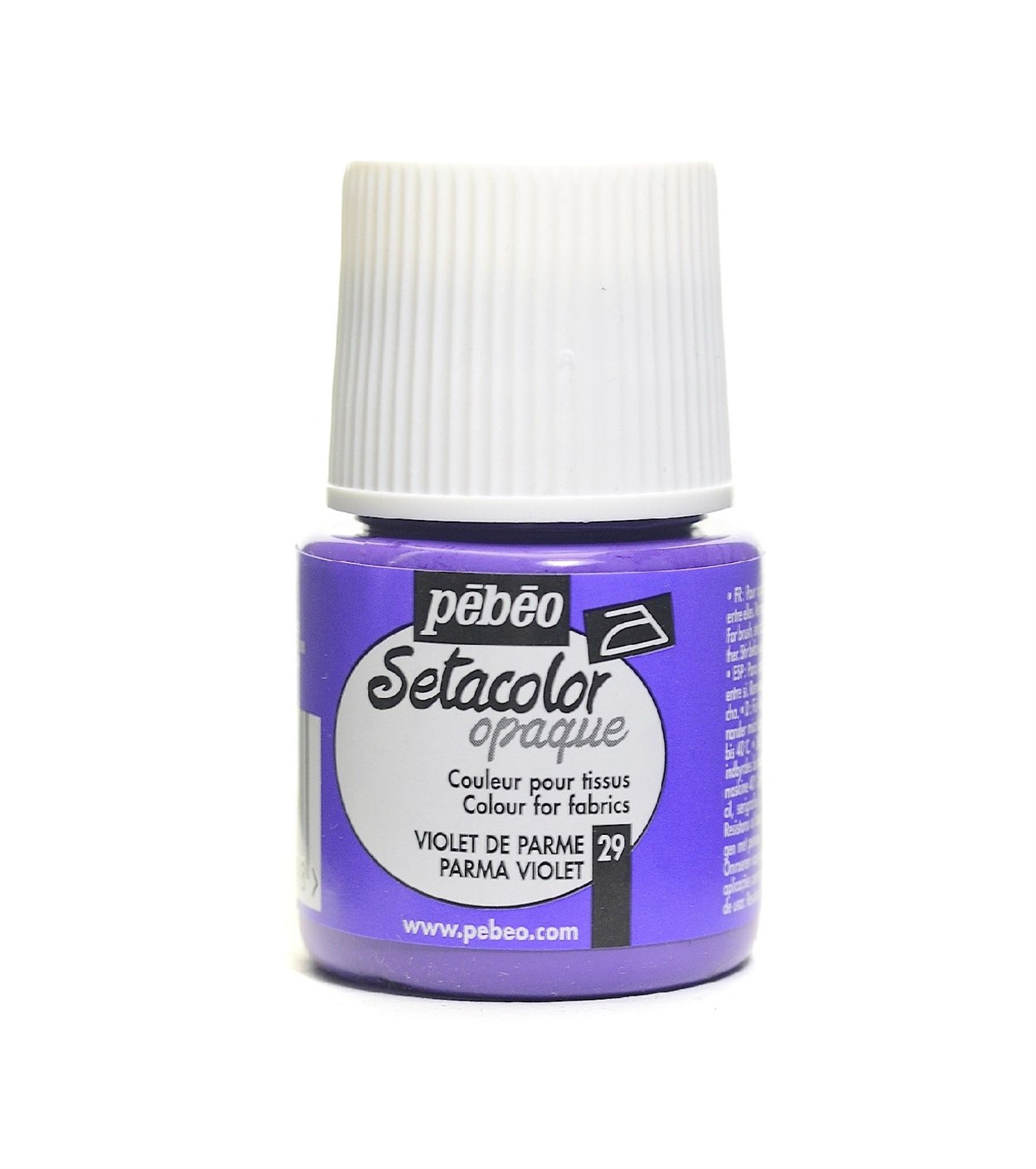 PEBEO SETACOLOR OPAK KUMAŞ BOYASI 45 ML ŞİŞE Violet De Parme